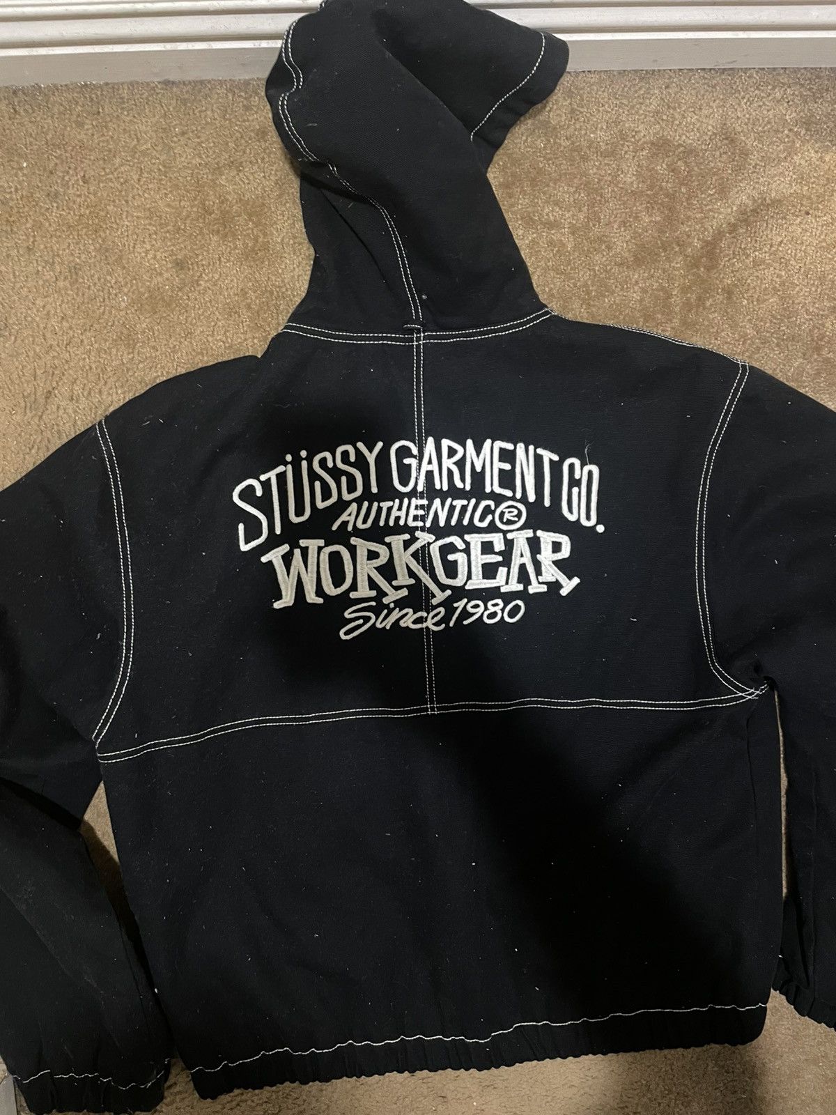 Stussy Stussy Embroidered work jacket contrast stitch Size US XL / EU 56 / 4 - 1 Thumbnail