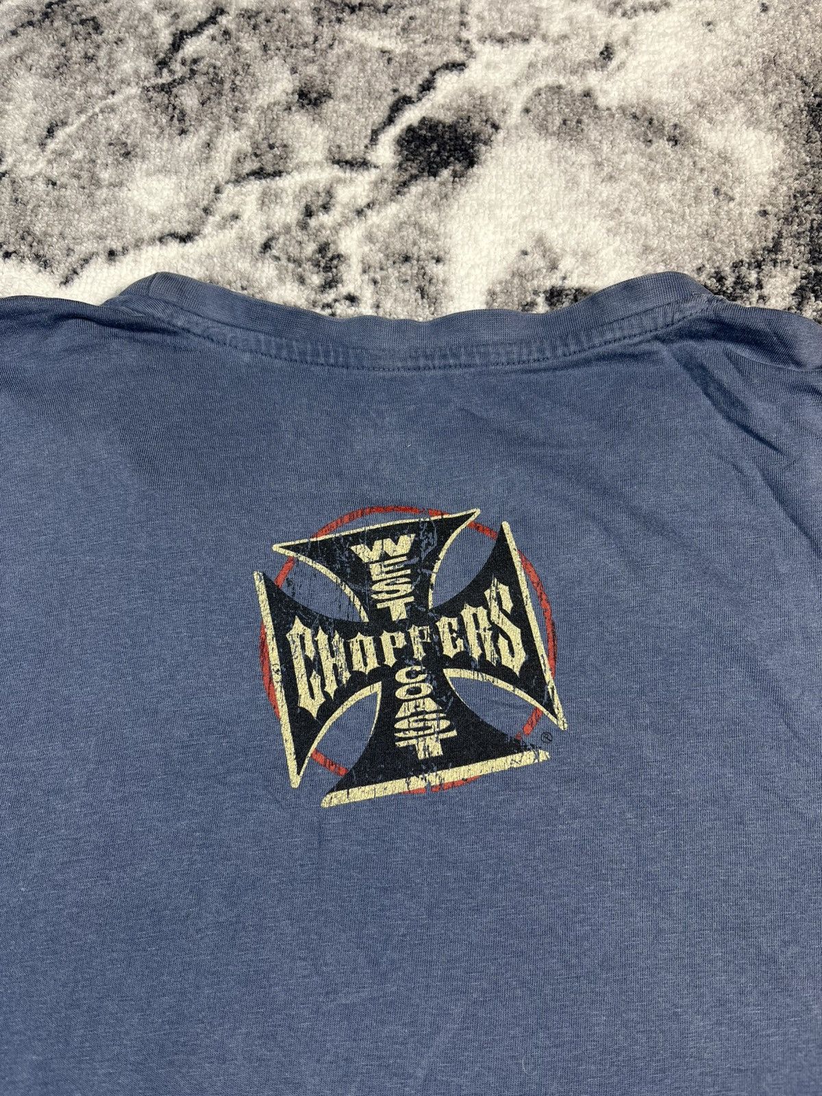 West Coast Choppers West Coast Choppers El Diablo Distressed Biker Graphic Tee Size US XXL / EU 58 / 5 - 9 Thumbnail