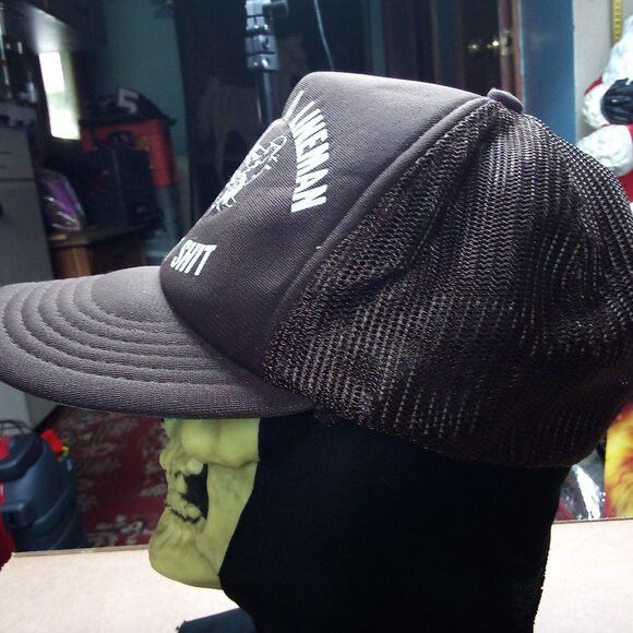 Vintage DS Vintage You Ain't A Lineman, You Ain't $417 Trucker Hat Size ONE SIZE - 3 Thumbnail