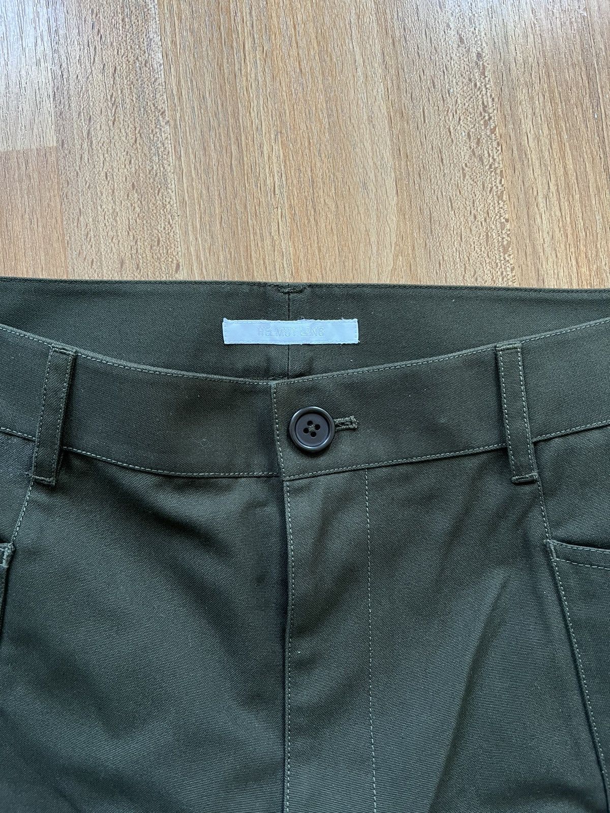 Helmut Lang Helmut Lang Cargo Pants in Camo Olive Size US 32 / EU 48 - 2 Thumbnail