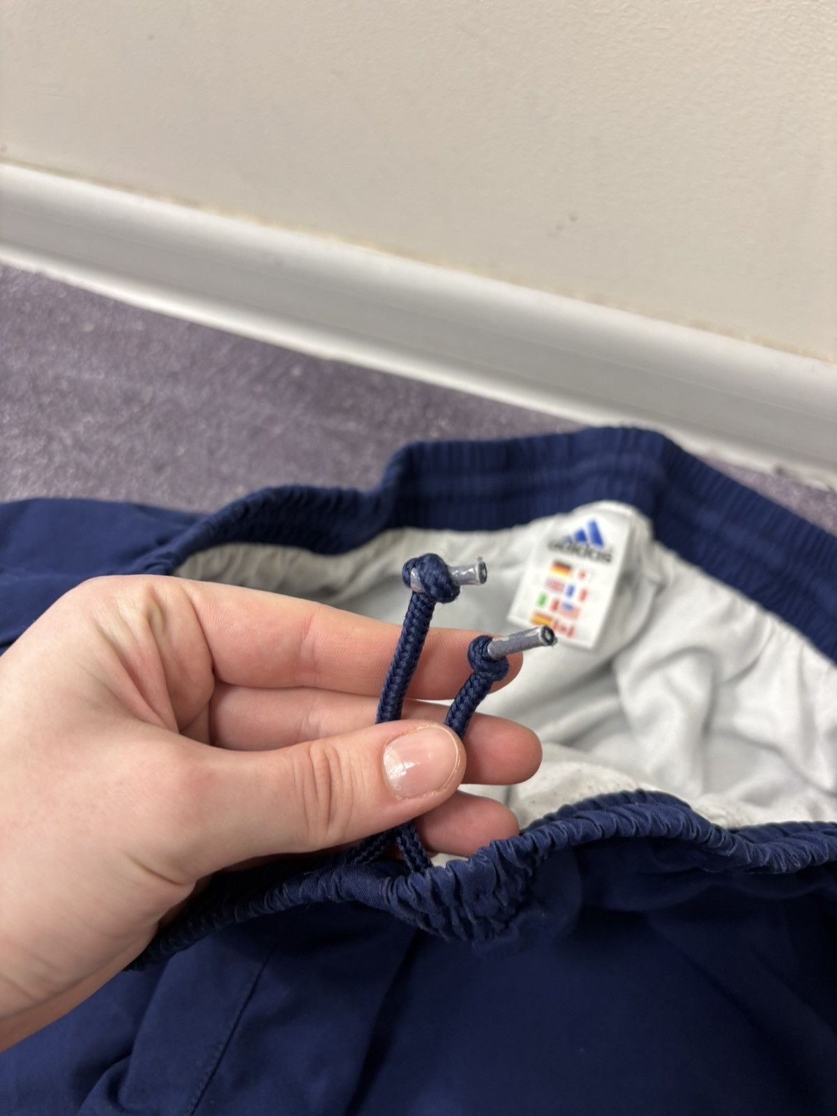 Adidas Vintage 1990s Adidas Y2K Tracksuit Blue Baggy Retro Hype Size US XL / EU 56 / 4 - 11 Thumbnail