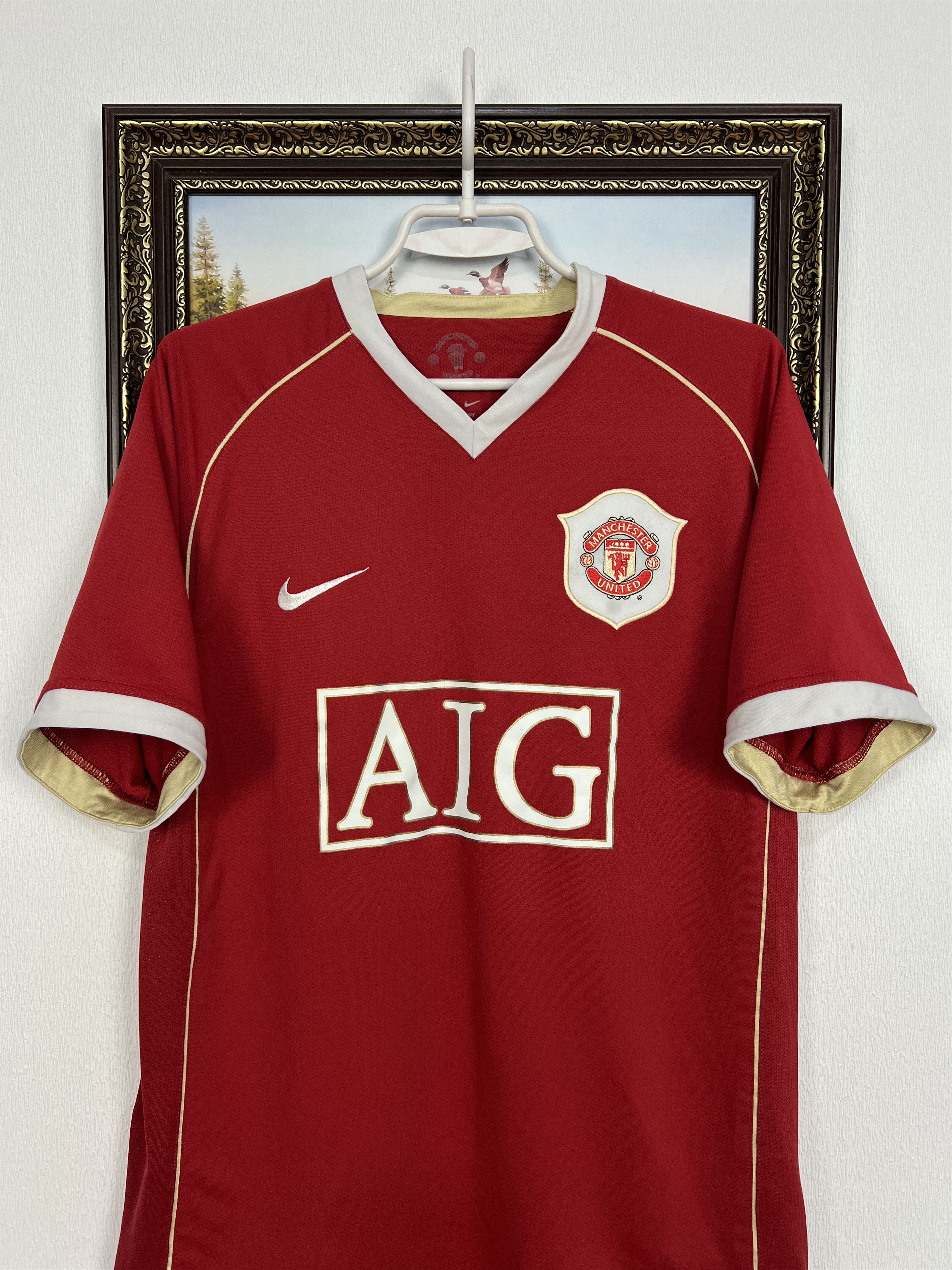 Nike Manchester United Home football shirt 2006 Soccer Nike Size US M / EU 48-50 / 2 - 2 Thumbnail