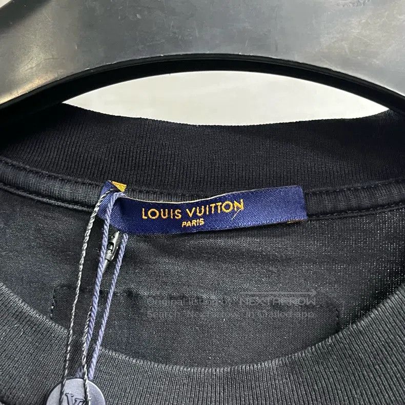 Louis Vuitton Louis Vuitton Black casual printed crewneck pullover short Size US XL / EU 56 / 4 - 2 Thumbnail