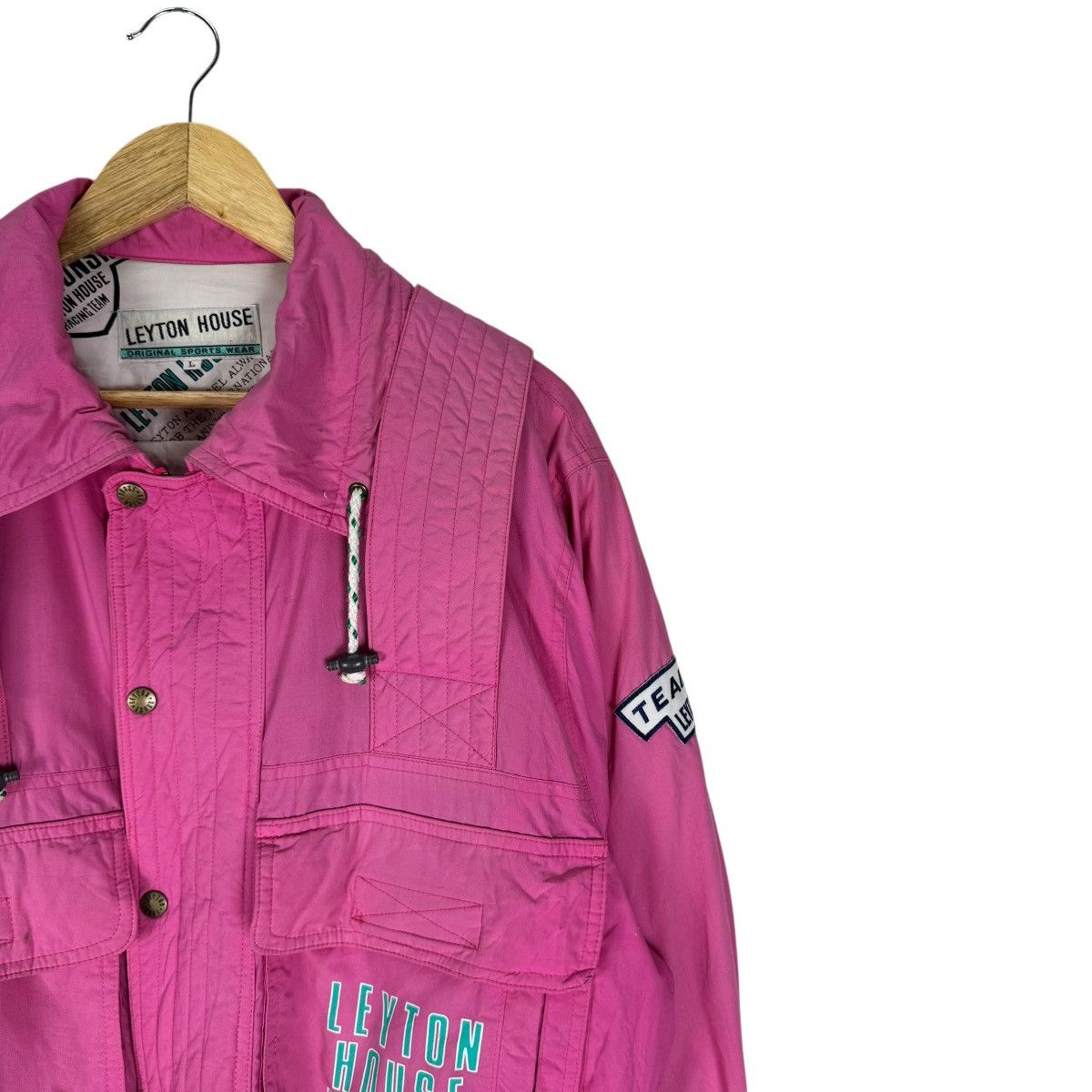 Sports Specialties ☀️LEYTON HOUSE TEAM CREW RACING BOMBER JACKET Size L / US 10 / IT 46 - 4 Thumbnail