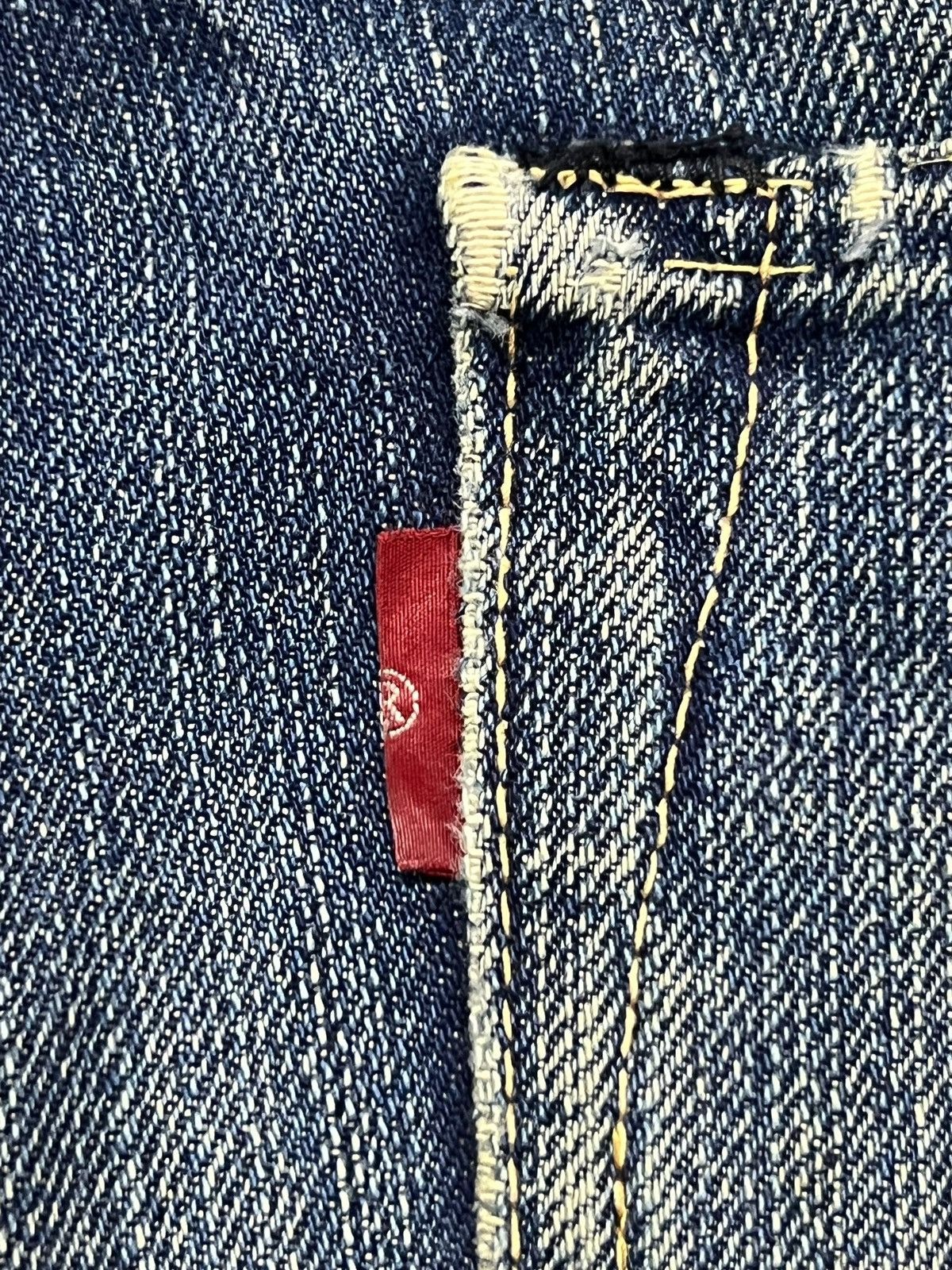 Japanese Brand Vintage Go west Yellow Division Selvedge Denim Japan Size US 29 - 16 Thumbnail