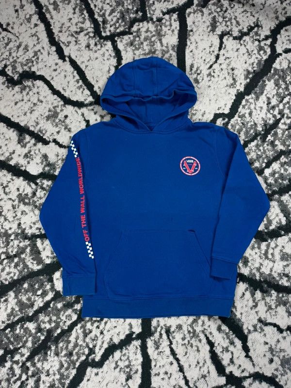 Vans Vans Off the wall blue hoodie L Size US L / EU 52-54 / 3 - 1 Thumbnail