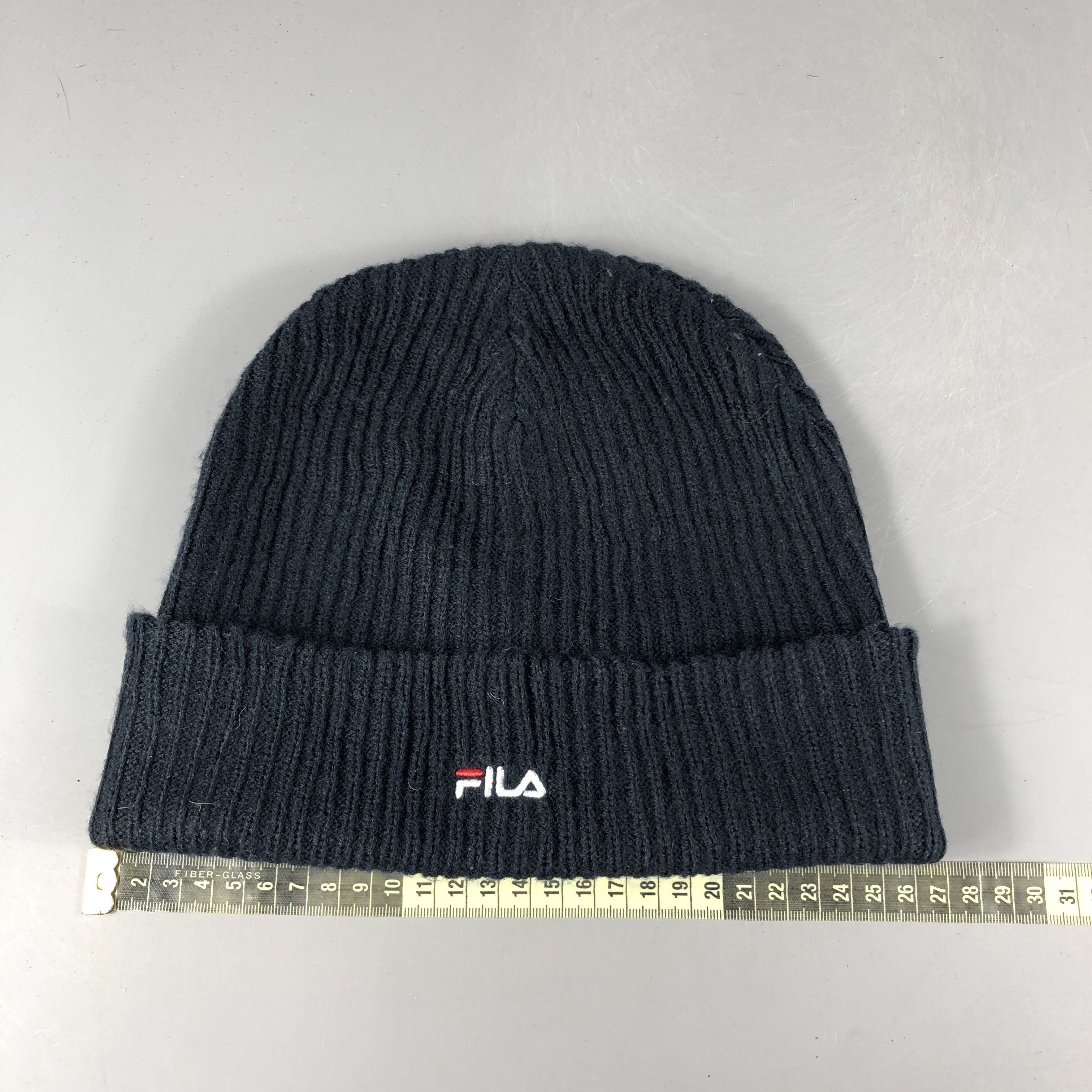 Fila × Vintage Fila Small Logo Beanie Snow Hat Snow Cap -D1112 Size ONE SIZE - 4 Thumbnail