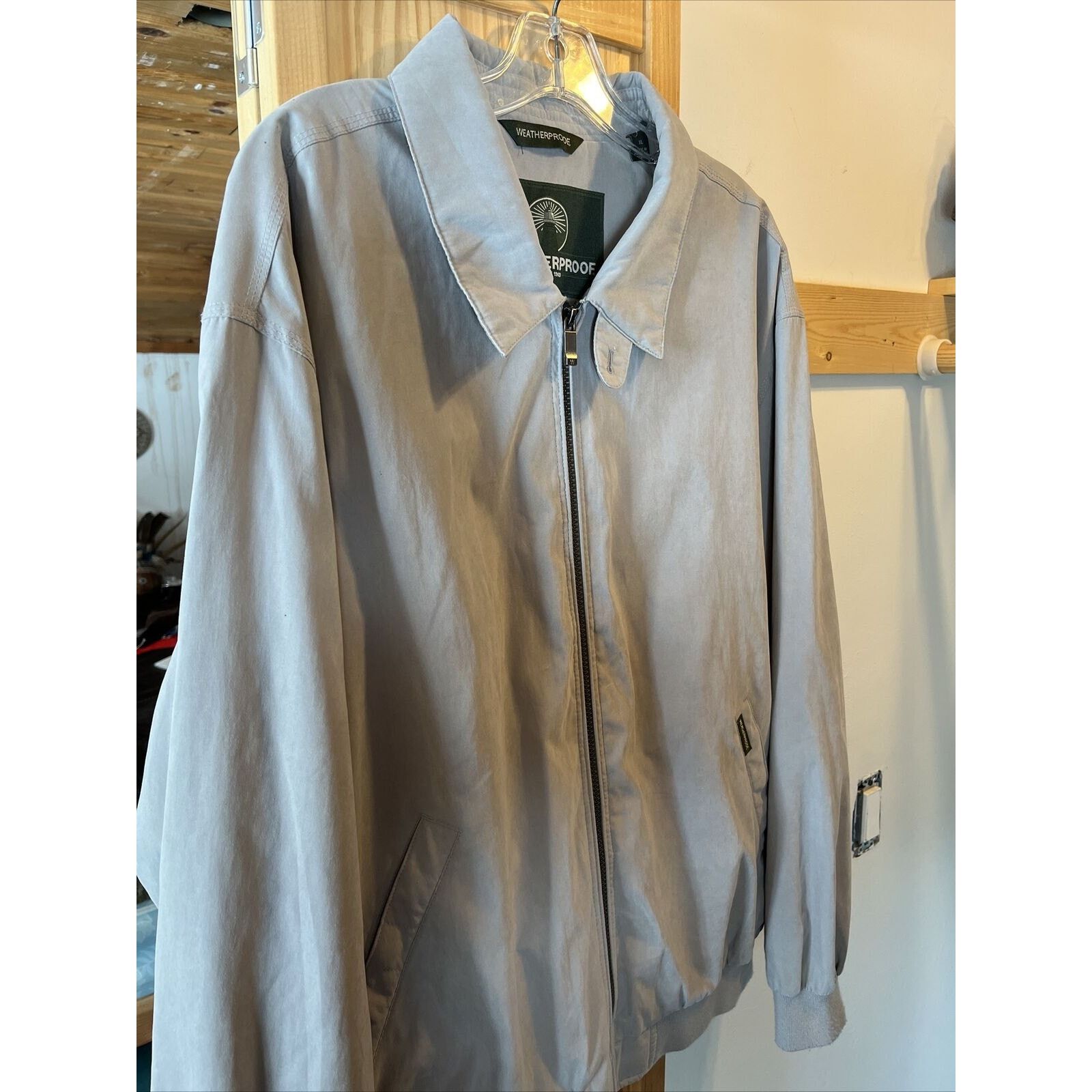 Weatherproof Weatherproof Men’s XL Gray Zip Cotton Polyester Nylon Jacket Size US XL / EU 56 / 4 - 5 Thumbnail