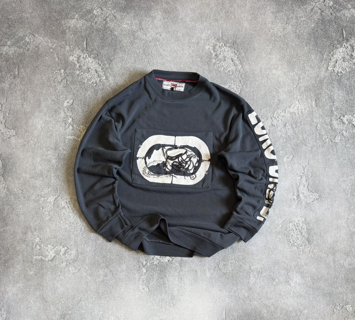 Ecko Unltd. ECKO UNLTD. XL/size big logo sweatshirts jumper pullover 90s Size US XL / EU 56 / 4 - 1 Thumbnail