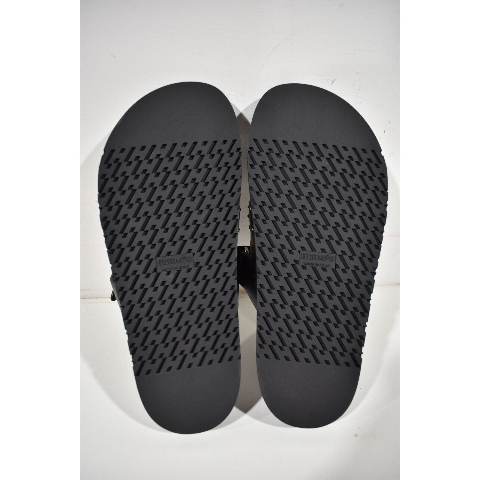 Hermes Hermes Chypre Sandal Black Studded Stud Punk Rock H Size US 7 / IT 37 - 16 Thumbnail
