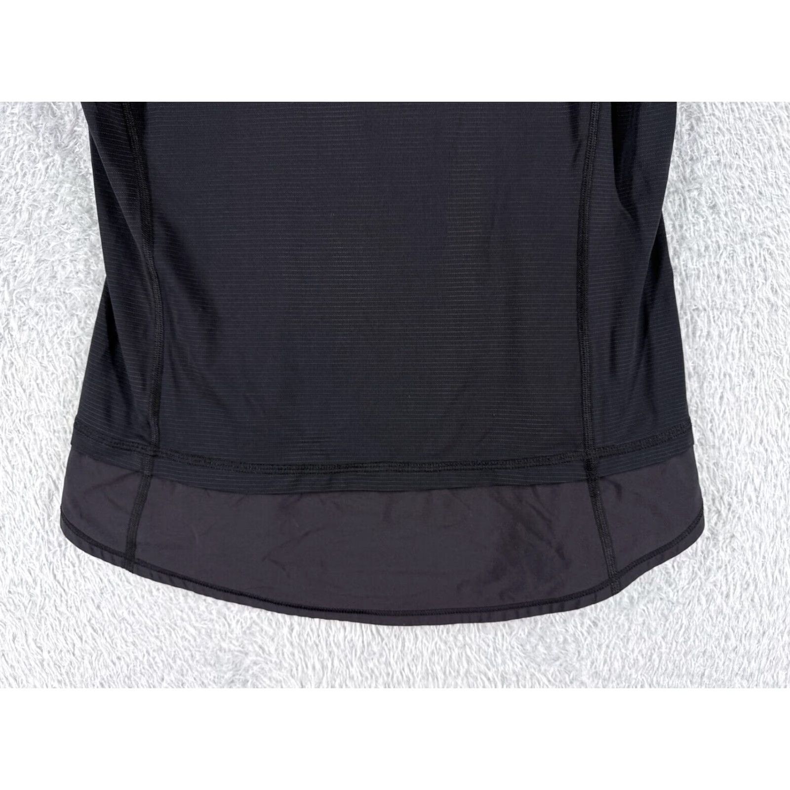 Lululemon Lululemon Shirt Women 6 Black Run Mod Moves Singlet Silverescent Fabric W1C51S Tank Size M / US 6-8 / IT 42-44 - 5 Thumbnail