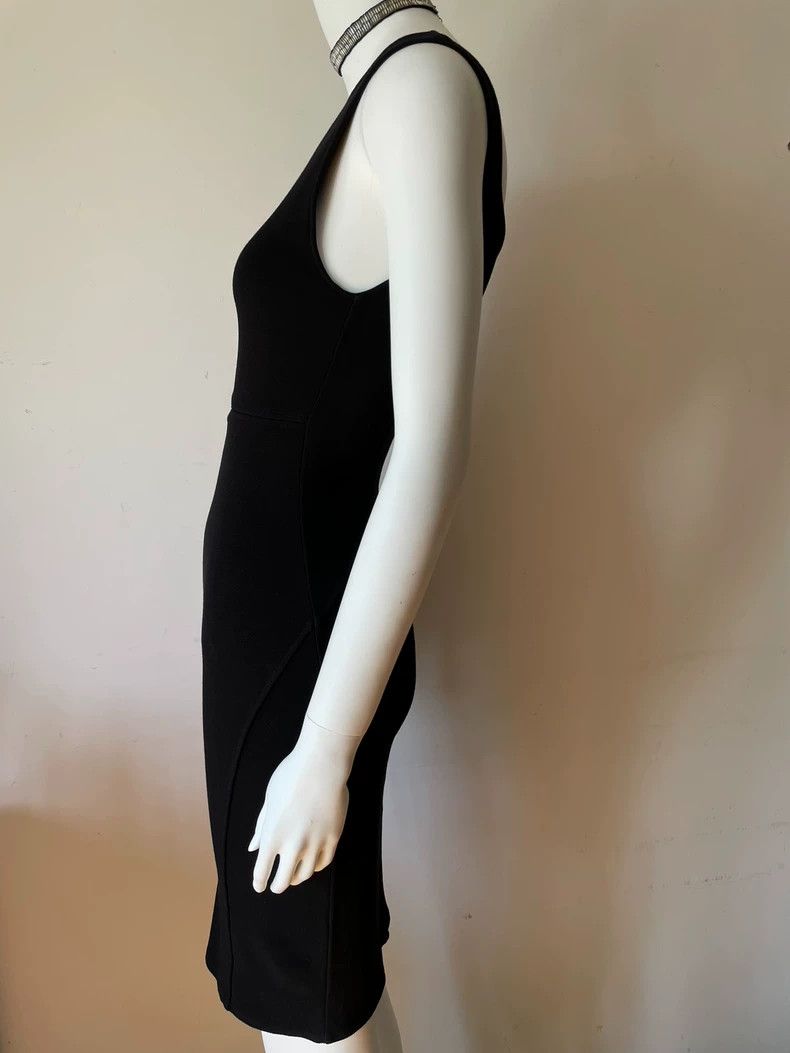 Helmut Lang HELMUT LANG Black lace breathable slim dress Size S / US 4 / IT 40 - 4 Thumbnail