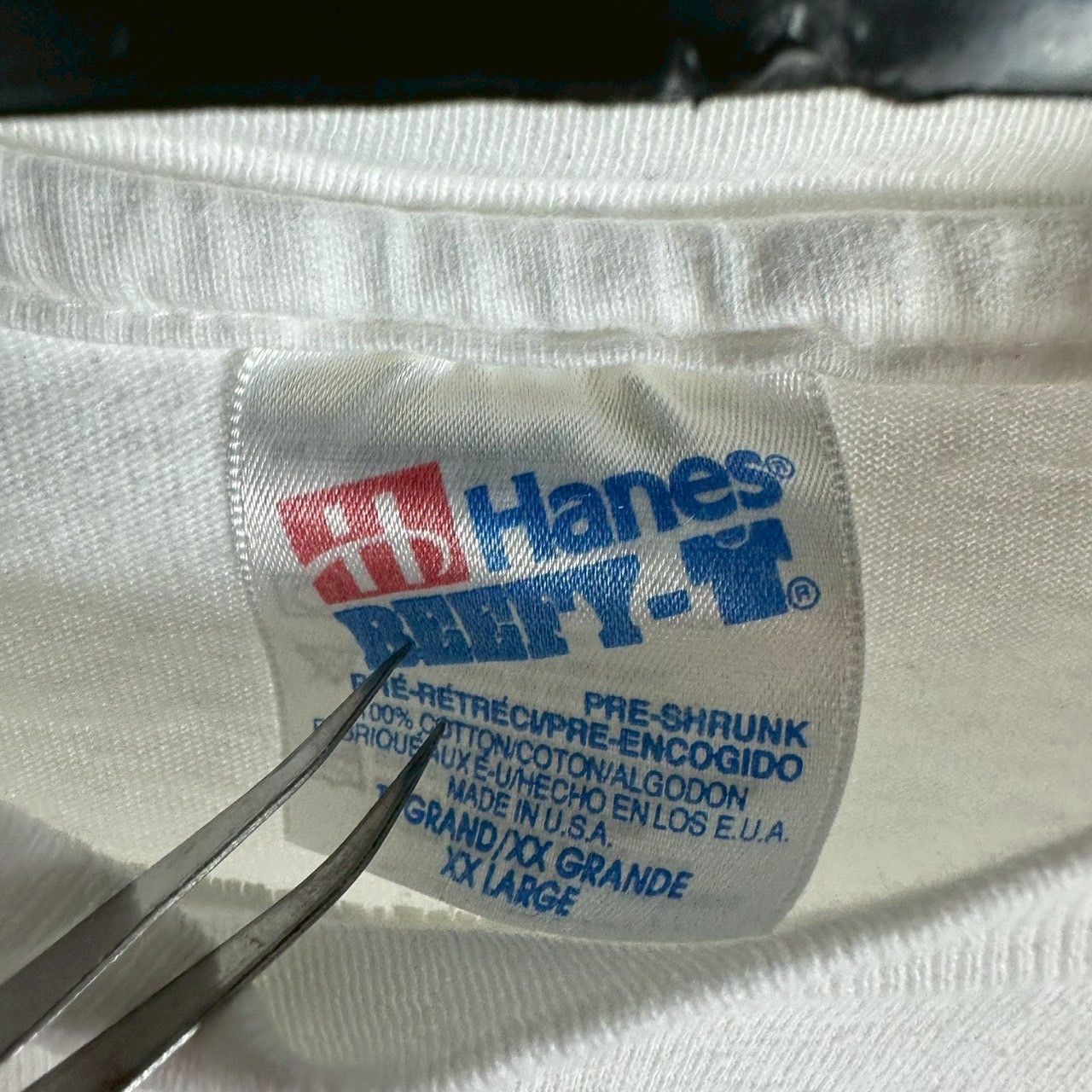 Hanes Vtg 90s Discover Discovery Retroreflectivity Typography Tee Size US XXL / EU 58 / 5 - 5 Thumbnail