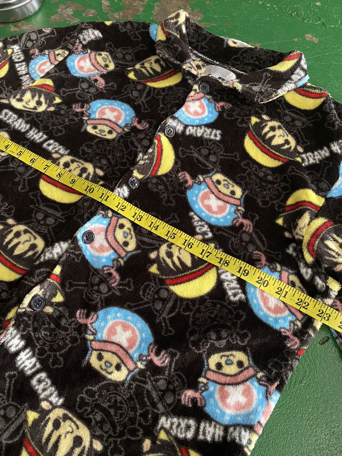 Anime × One Piece × Vintage Vintage Y2K AOP One Piece fleece sweatshirt Size US L / EU 52-54 / 3 - 11 Thumbnail