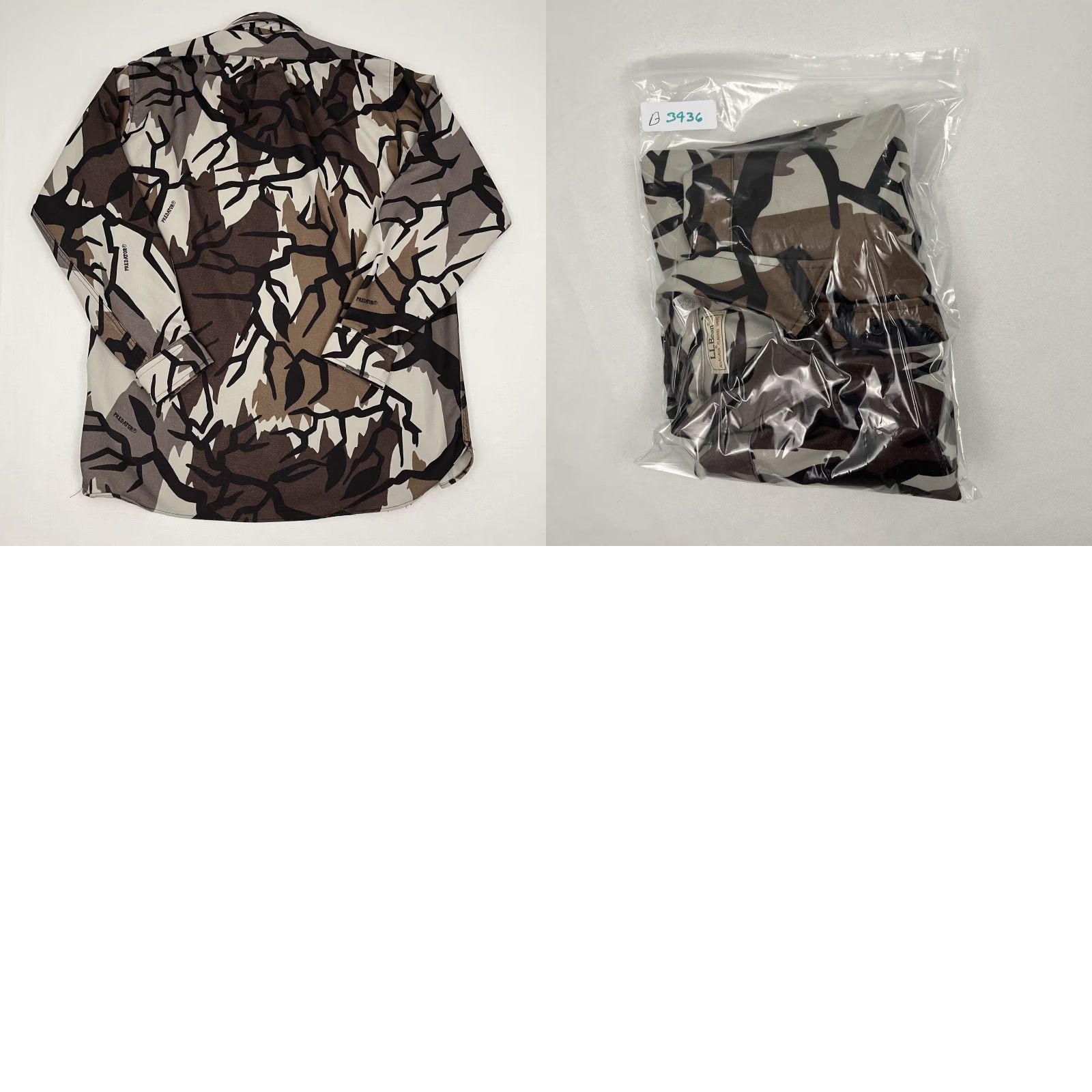 Vintage VINTAGE LL Bean Allagash Flannel Shirt Mens L Predator Camouflage Hunt Button Up USA Size US L / EU 52-54 / 3 - 8 Thumbnail