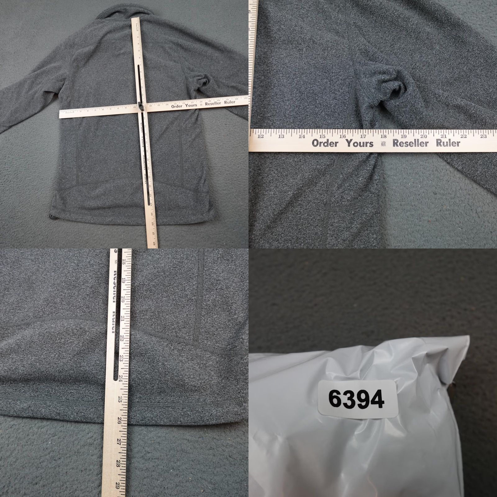The North Face The North Face Mens Small Gray Fleece 1/4 Zip Snap Pullover Outdoor Sweatshirt Jacket Size US S / EU 44-46 / 1 - 8 Thumbnail
