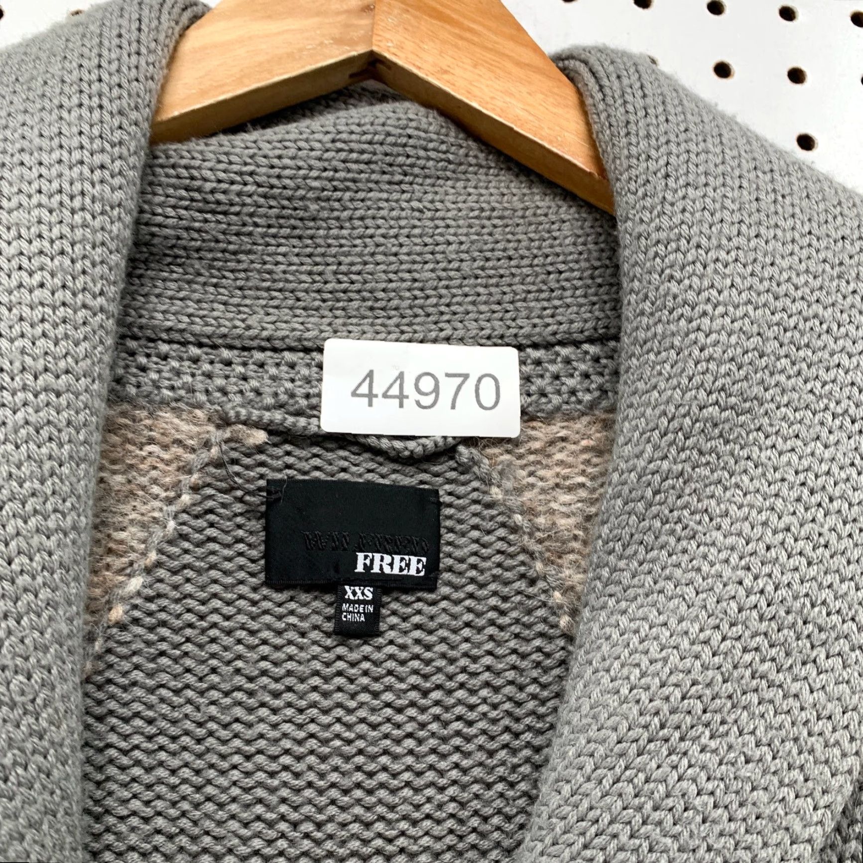 Aritzia VINTAGE Aritzia Wilfred Free Merino Wool Sweater Womens 2XS Gray Zip Shawl Collar Alpaca Size XXS / US 00 / IT 34 - 4 Thumbnail