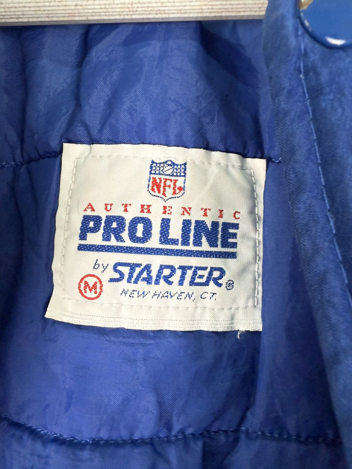 Pro Line × Starter × Vintage Vintage 90s NEW YORK GIANTS nfl Varsity Jacket by Starter Size US M / EU 48-50 / 2 - 5 Thumbnail