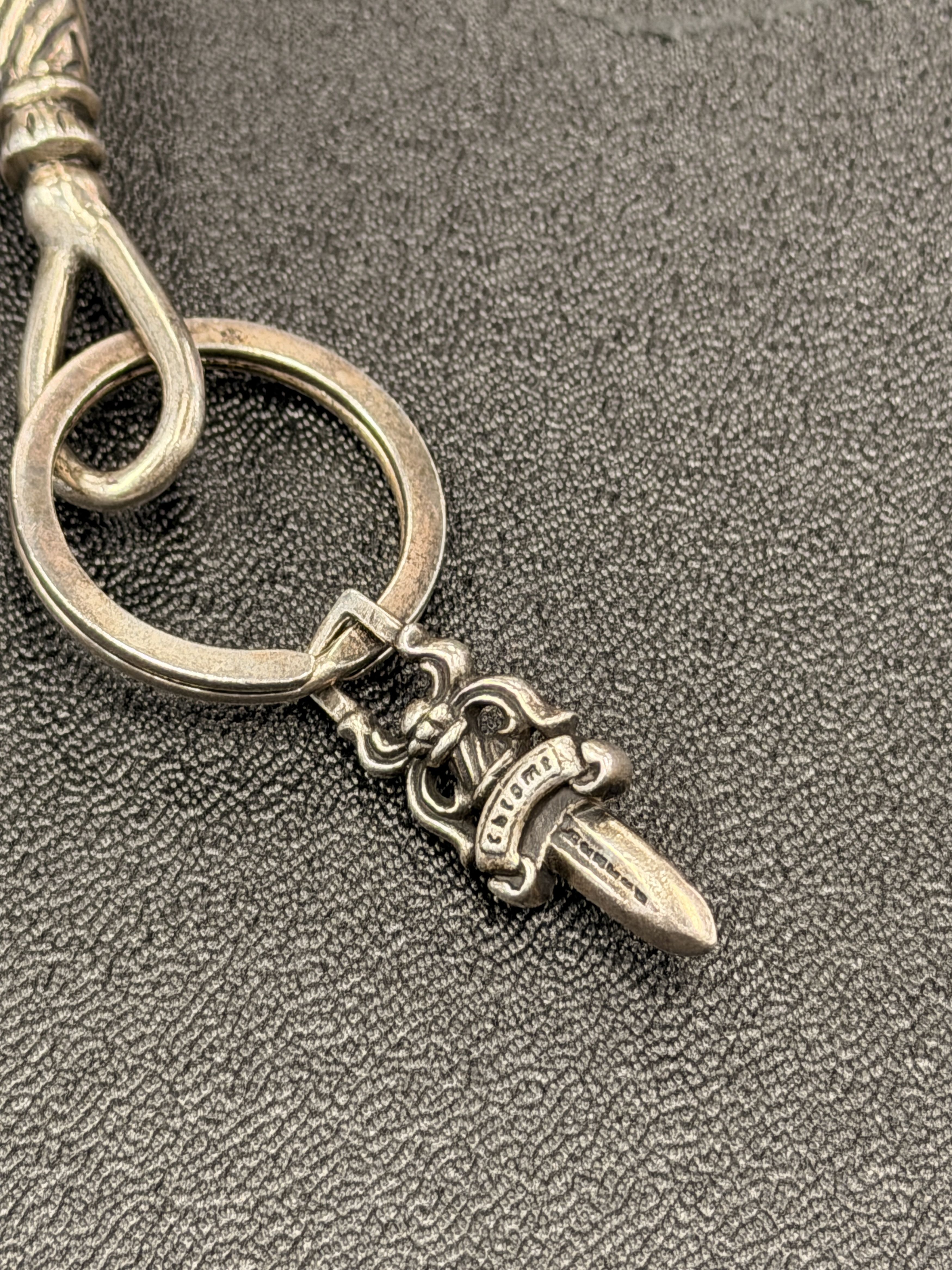Chrome Hearts Chrome Hearts Silver Roller Link and Dagger Keychain Size ONE SIZE - 12 Thumbnail