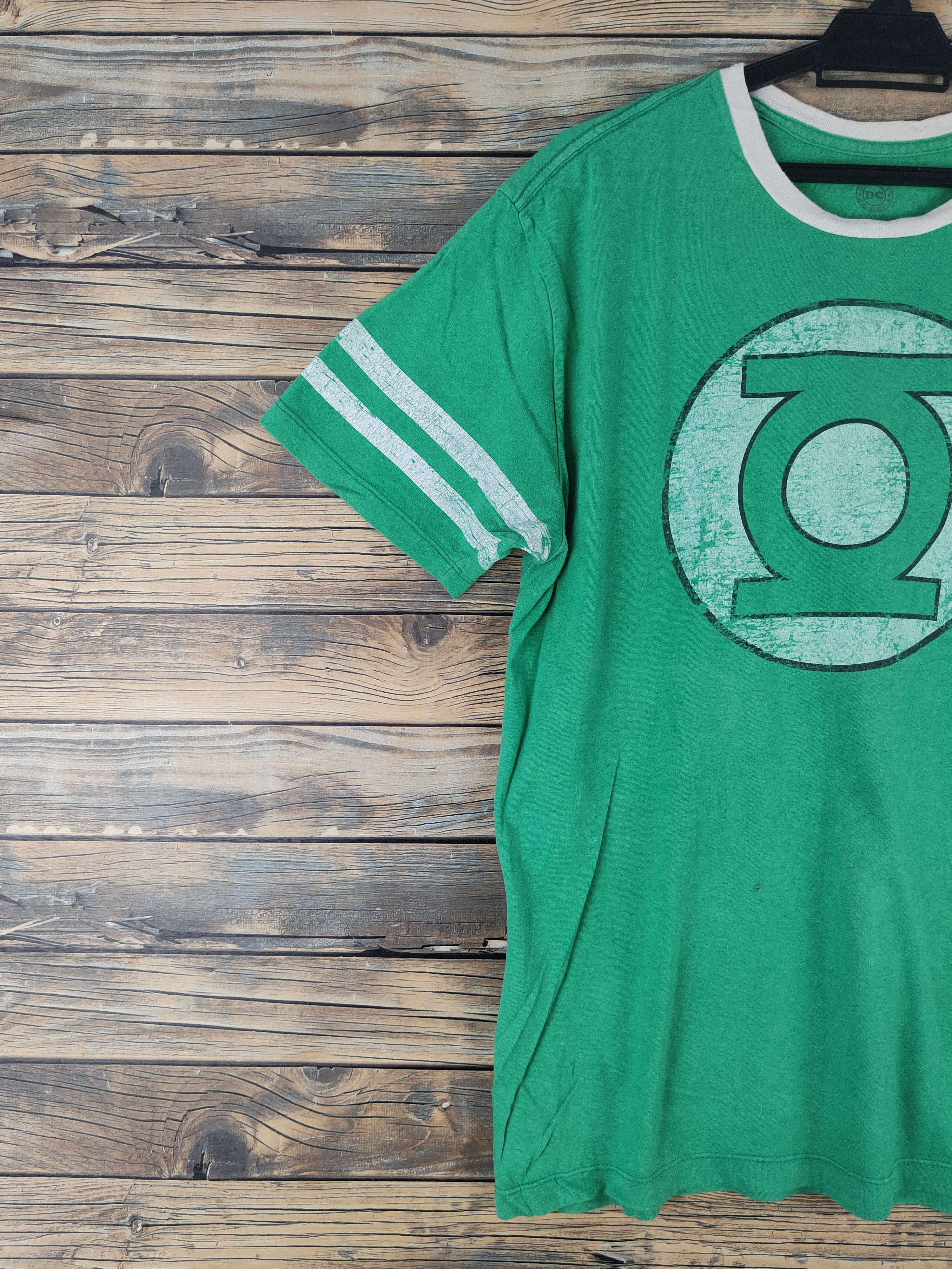Marvel Comics DL DC Green Short Sleeve T-shirt #2563 Size US L / EU 52-54 / 3 - 3 Thumbnail