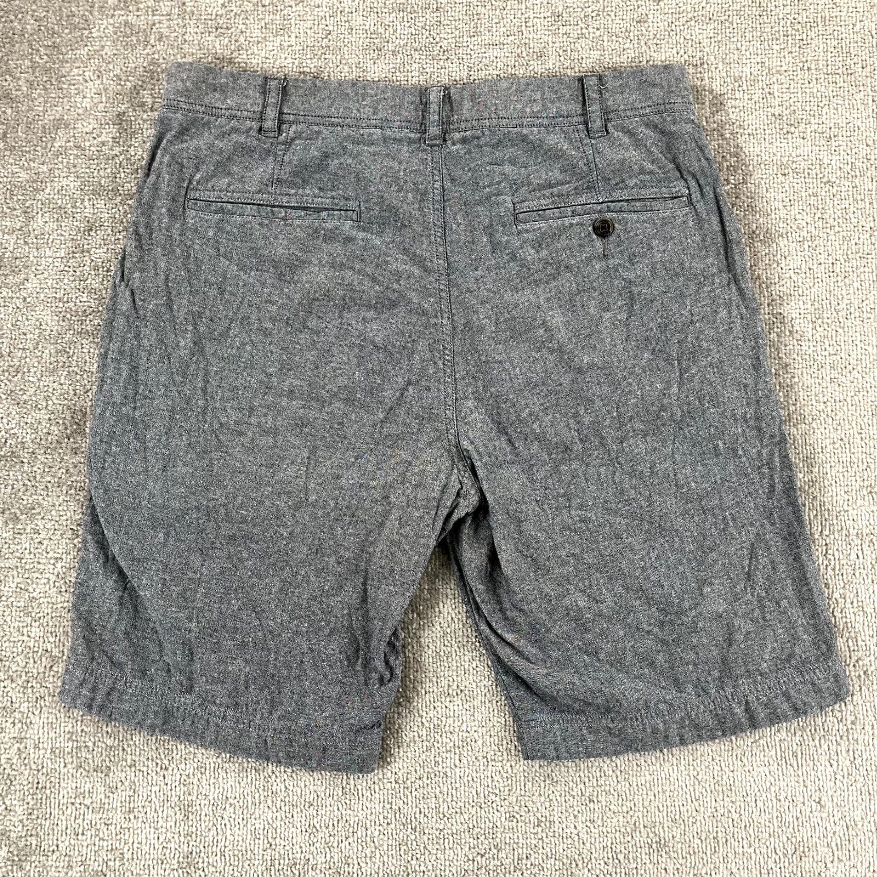 Alex Mill ALEX MILL Shorts Mens Size 33 Flat Front Blue Cotton Chino Casual Everyday 9" Inseam Regular Fit 5-Pocket Size US 33 - 7 Thumbnail