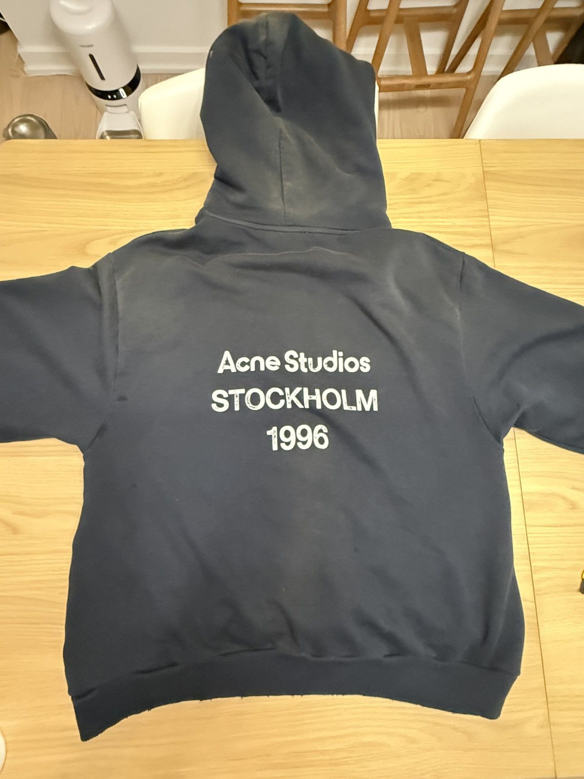 Acne Studios Acne Studios Stockholm 1996 Hoodie – Black- Large Size US L / EU 52-54 / 3 - 10 Thumbnail