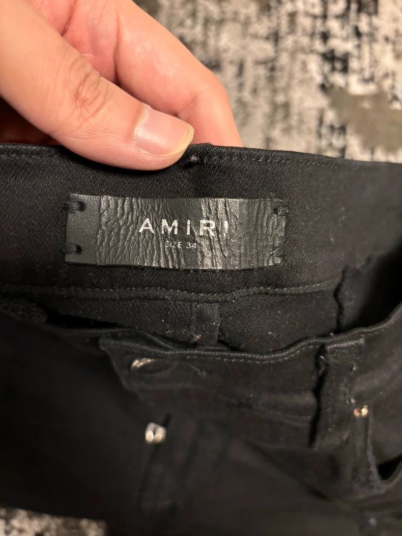 Amiri Amiri patchwork denim jeans Size US 34 / EU 50 - 4 Thumbnail