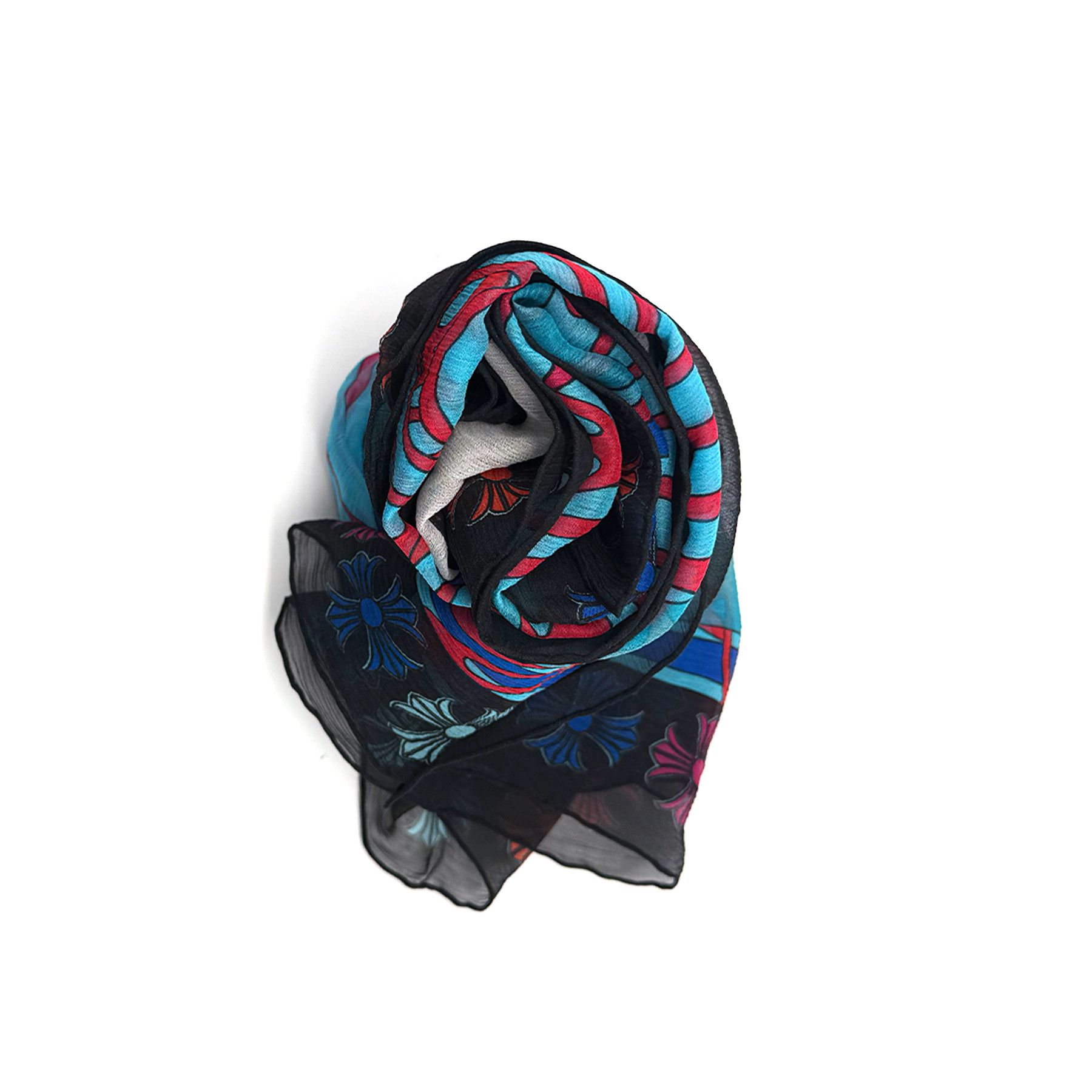 Chrome Hearts Chrome Hearts Mapplethorpe Silk Scarf Size ONE SIZE - 2 Thumbnail