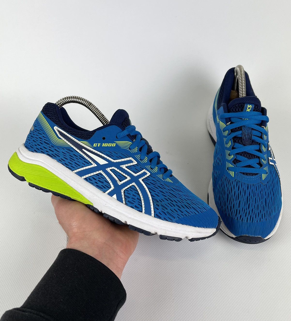 Asics Gt-1000 Running Low Top Light Sneakers Shoes Blue Top, Women's (Size 5)