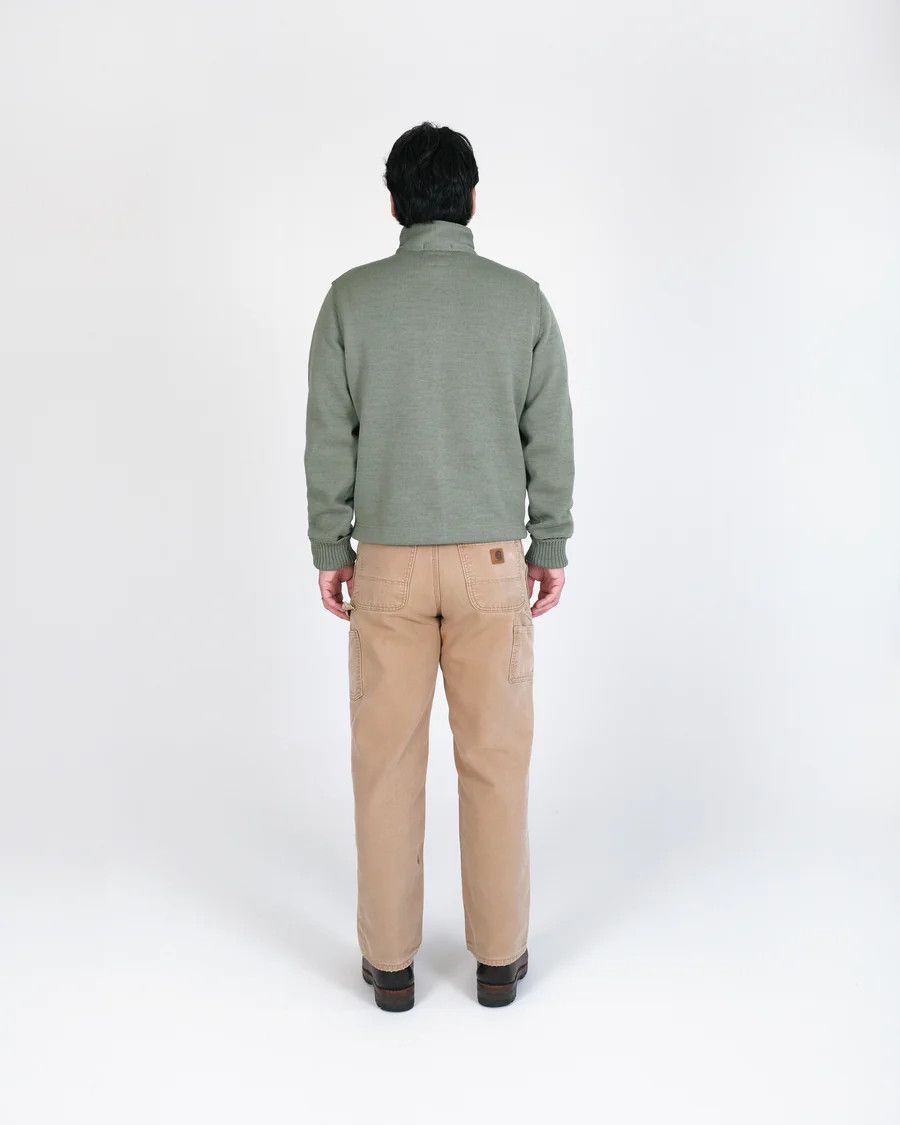Dehen 1920 💚 Dehen 1920 Submariner Sweater Coat Sage Large NEW Size US L / EU 52-54 / 3 - 7 Thumbnail