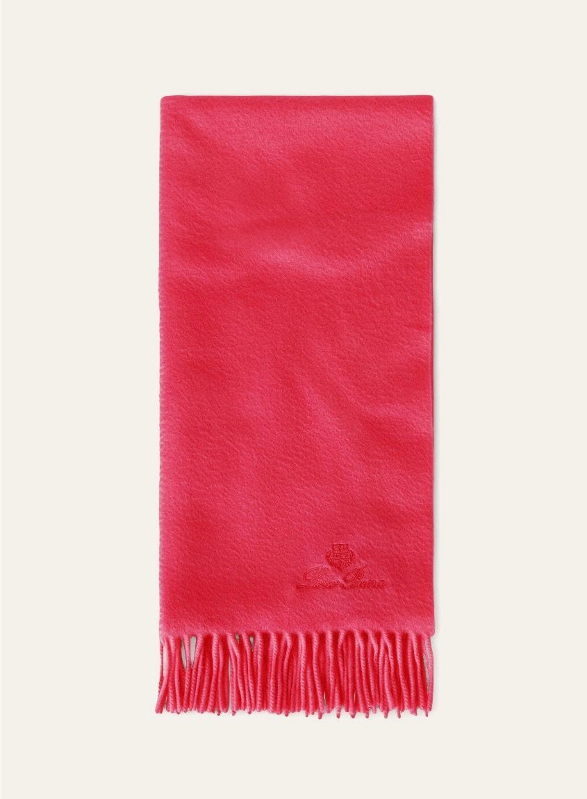 Loro Piana o1srvl11e0325 FAO3766 Size: OS / Sciarpa Scarf in Fuchsia Size ONE SIZE - 1 Preview