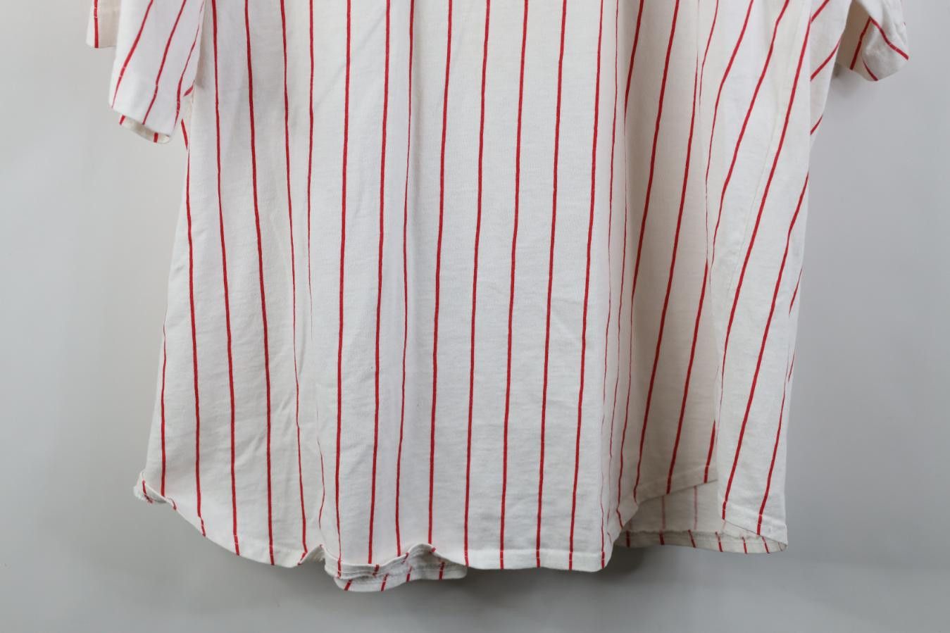 Vintage Vintage 90s Sunflower Pinstriped Baseball Jersey Shirt USA Size XXL / US 16-18 / IT 52-54 - 16 Thumbnail