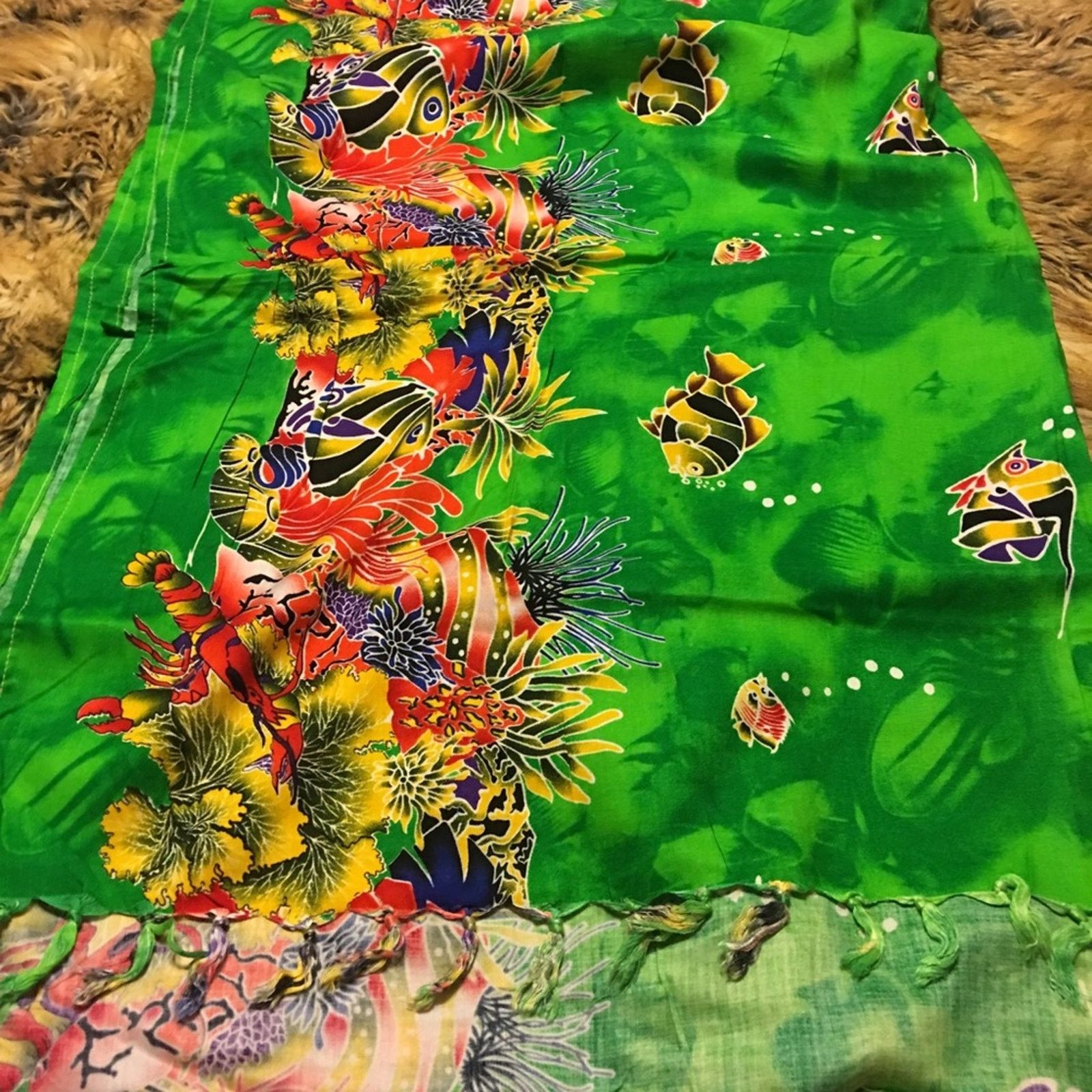 Other In Gear one size summer sarong fish print Size ONE SIZE - 3 Thumbnail