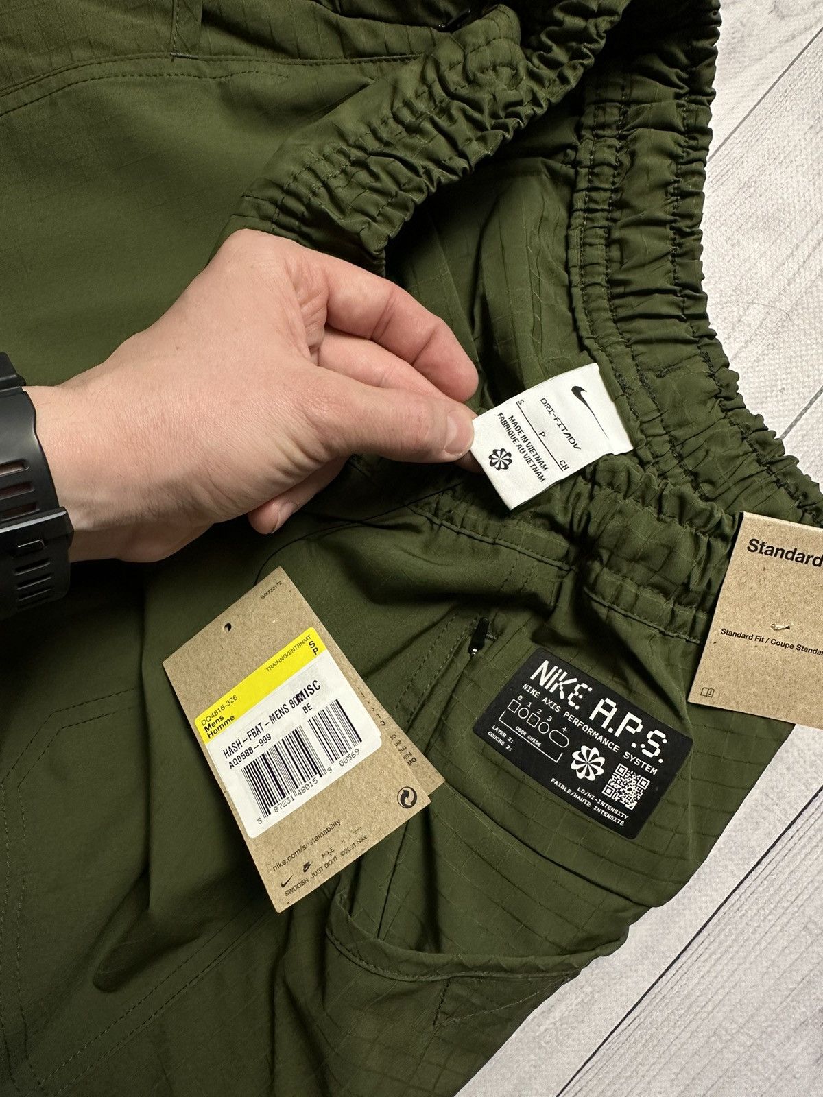 Nike × Nike ACG Nike A.S.P. Shorts pocket rare khaki tech Size US 30 / EU 46 - 4 Thumbnail