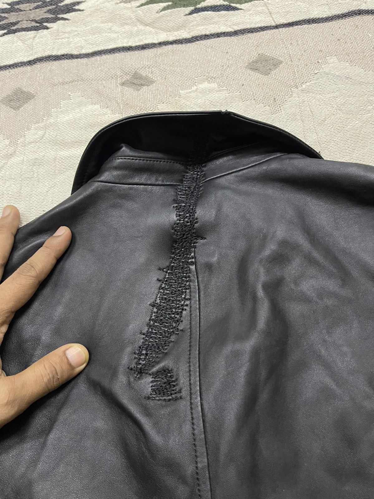 Junya Watanabe 90s JUNYA WATANABE COMME DES GARCONS LEATHER COAT Size US S / EU 44-46 / 1 - 11 Thumbnail