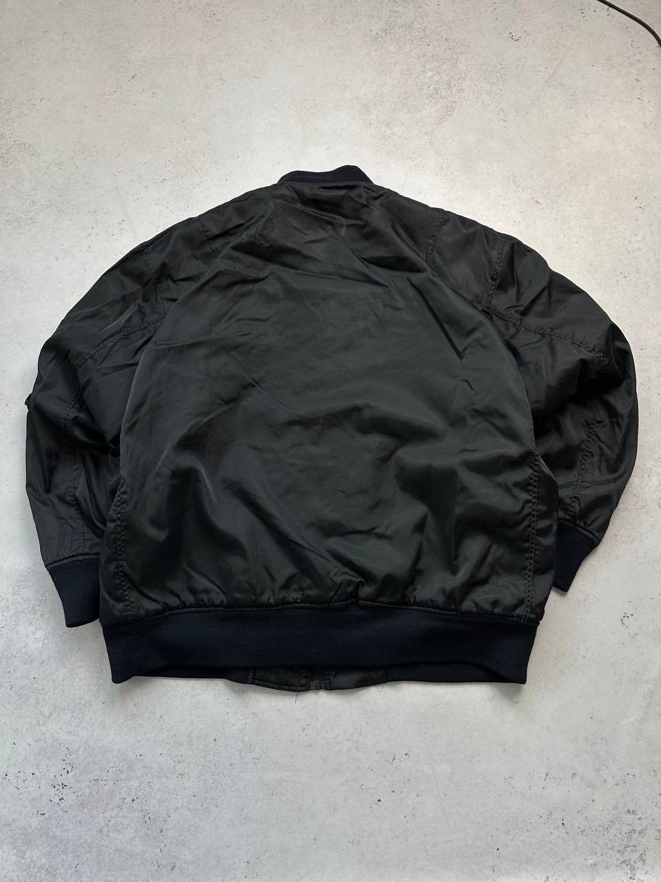 Japanese Brand × Vintage Vintage MA-1 Fly Boxy Oversized Bomber Jacket Y2K XL Size US XL / EU 56 / 4 - 4 Thumbnail