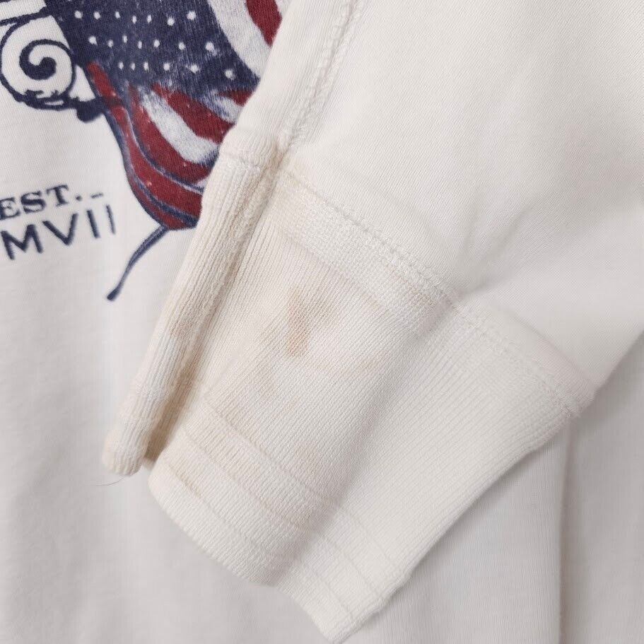 Other Bald Eagle Henley Shirt Mens Size XL White American Living Size US XL / EU 56 / 4 - 3 Thumbnail