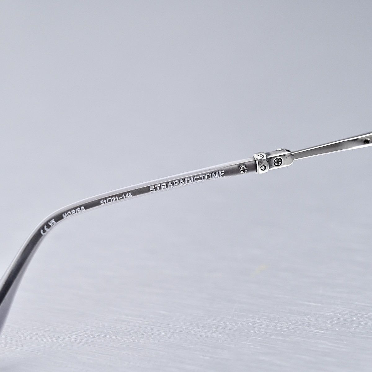 Chrome Hearts CHROME HEARTS STRAPADICTOME MATTE GRAPHITE SS GLASSES Size ONE SIZE - 6 Thumbnail