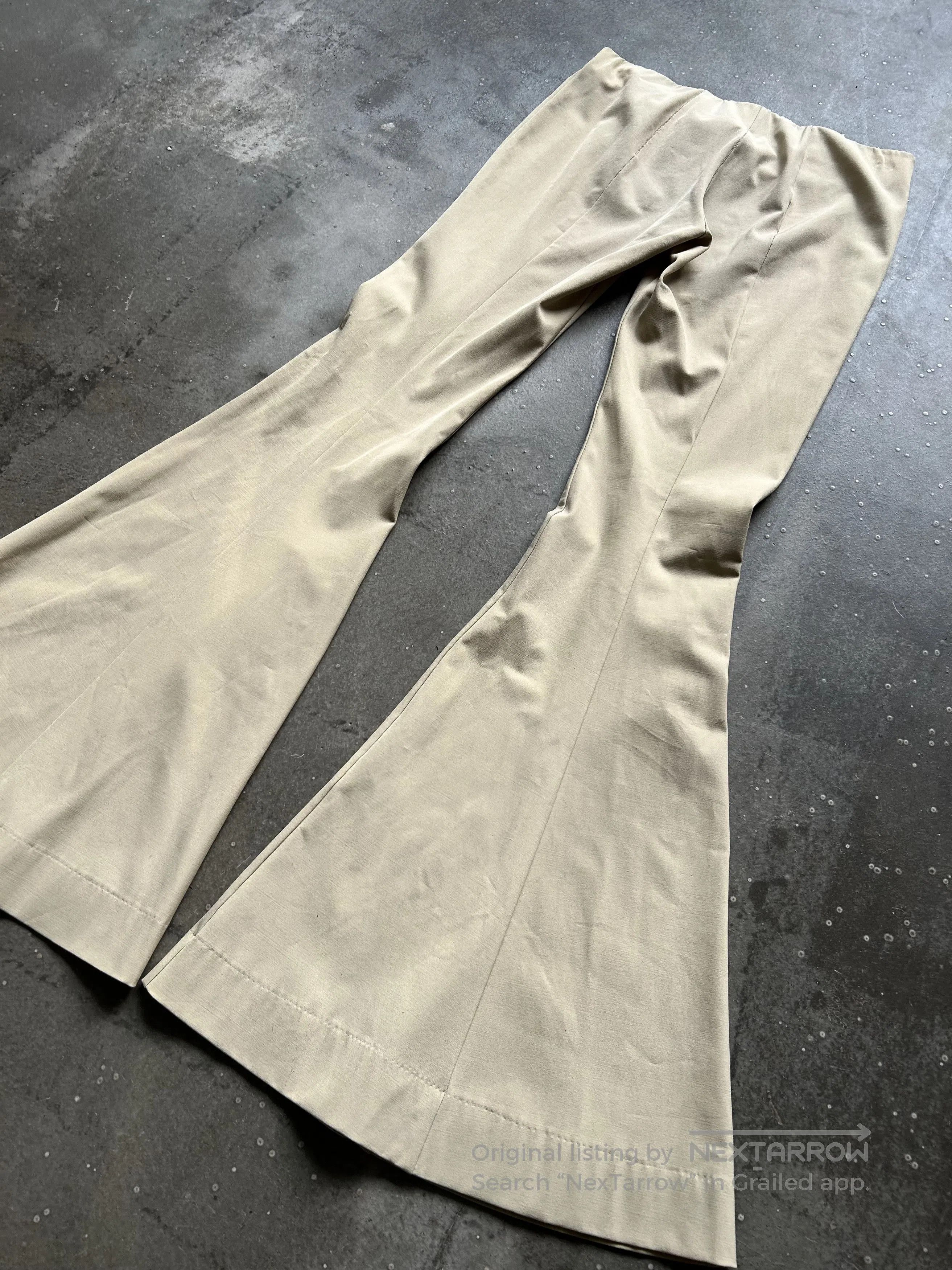 Vintage LGB 00s Drawstring Flared Pants. Size US 31 - 8 Thumbnail