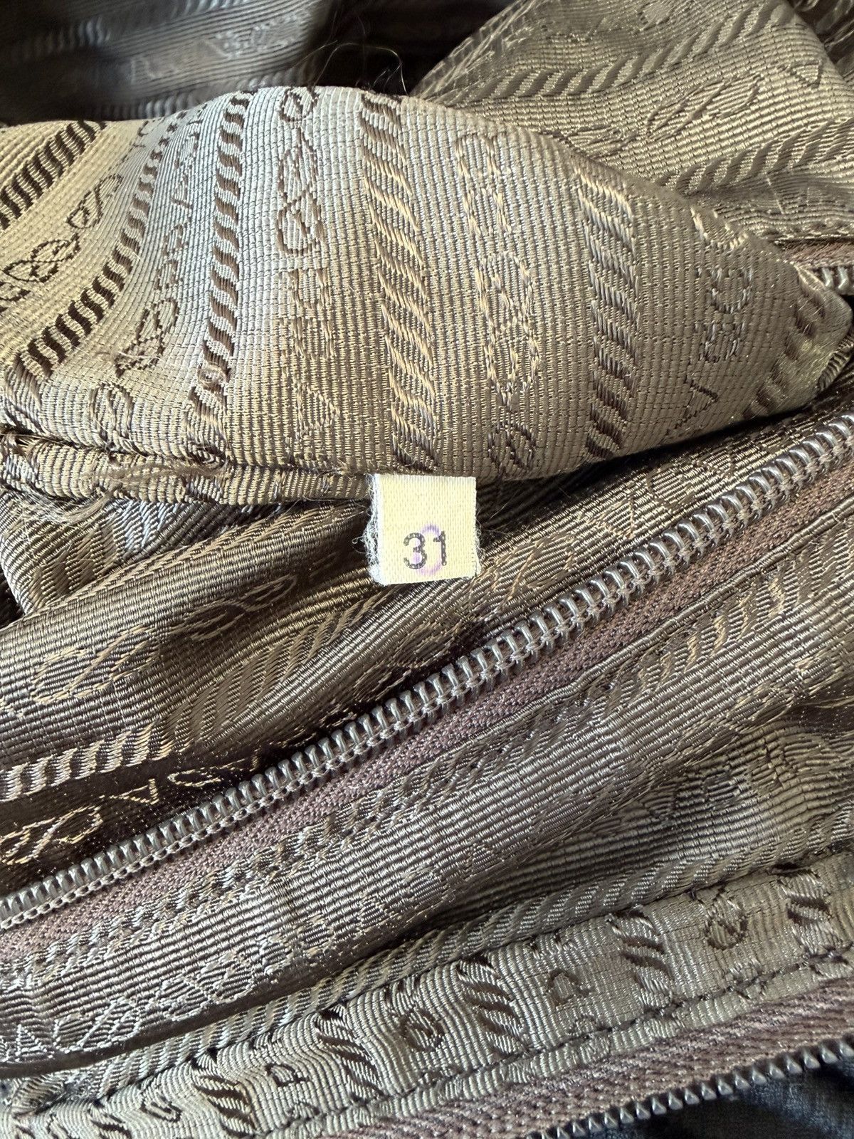 Prada Vintage Prada Tessuto Nylon Briefcase — Olive Green Size ONE SIZE - 13 Thumbnail