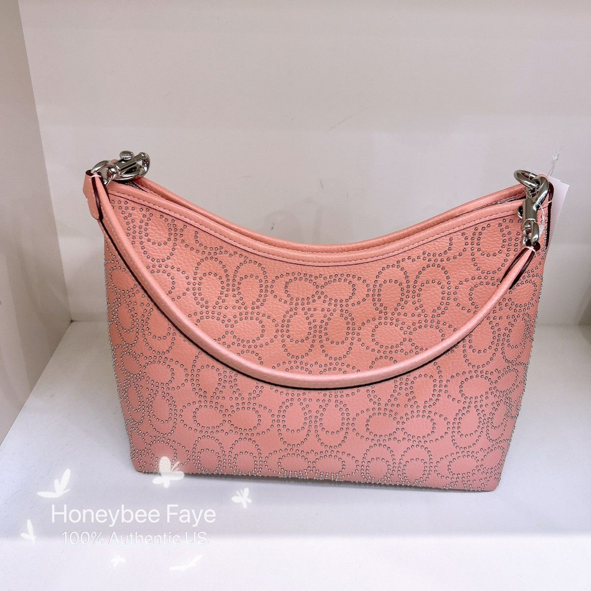 Coach Laurel Shoulder Bag With Signature Rivets CX258 Size ONE SIZE - 1 Thumbnail