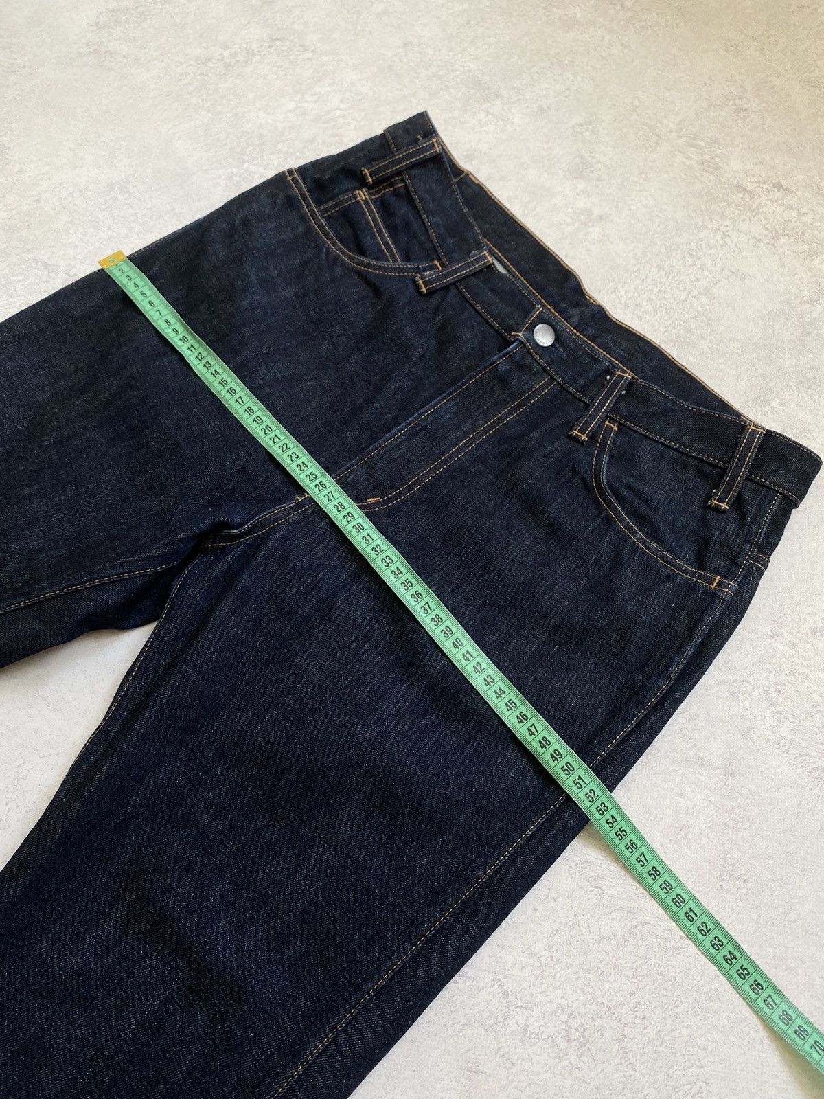 Unused Japanese Men’s Unused Denim Dark Blue Pants Size 3 Size US 32 / EU 48 - 19 Thumbnail