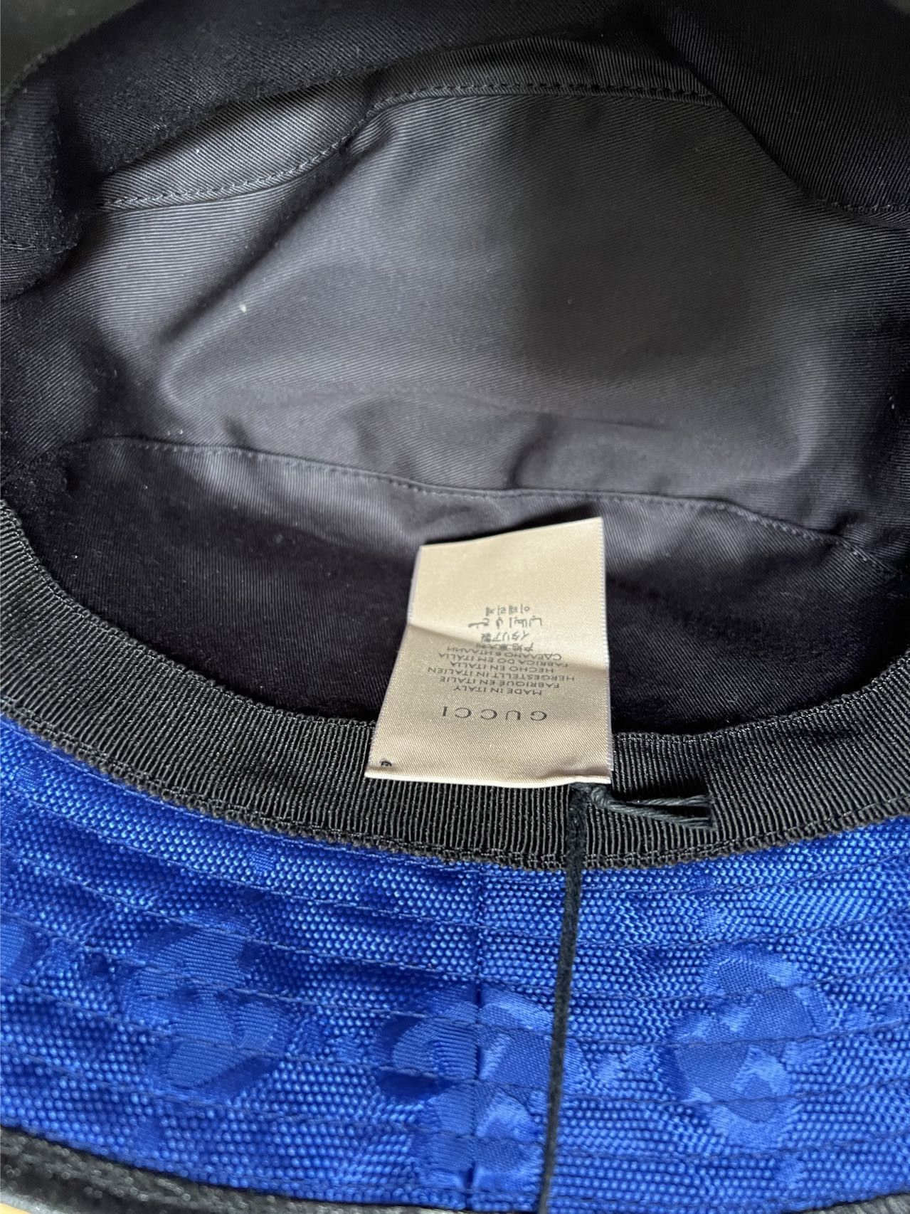 Gucci Gucci Off The Grid Bucket Hat Blue Size ONE SIZE - 2 Thumbnail