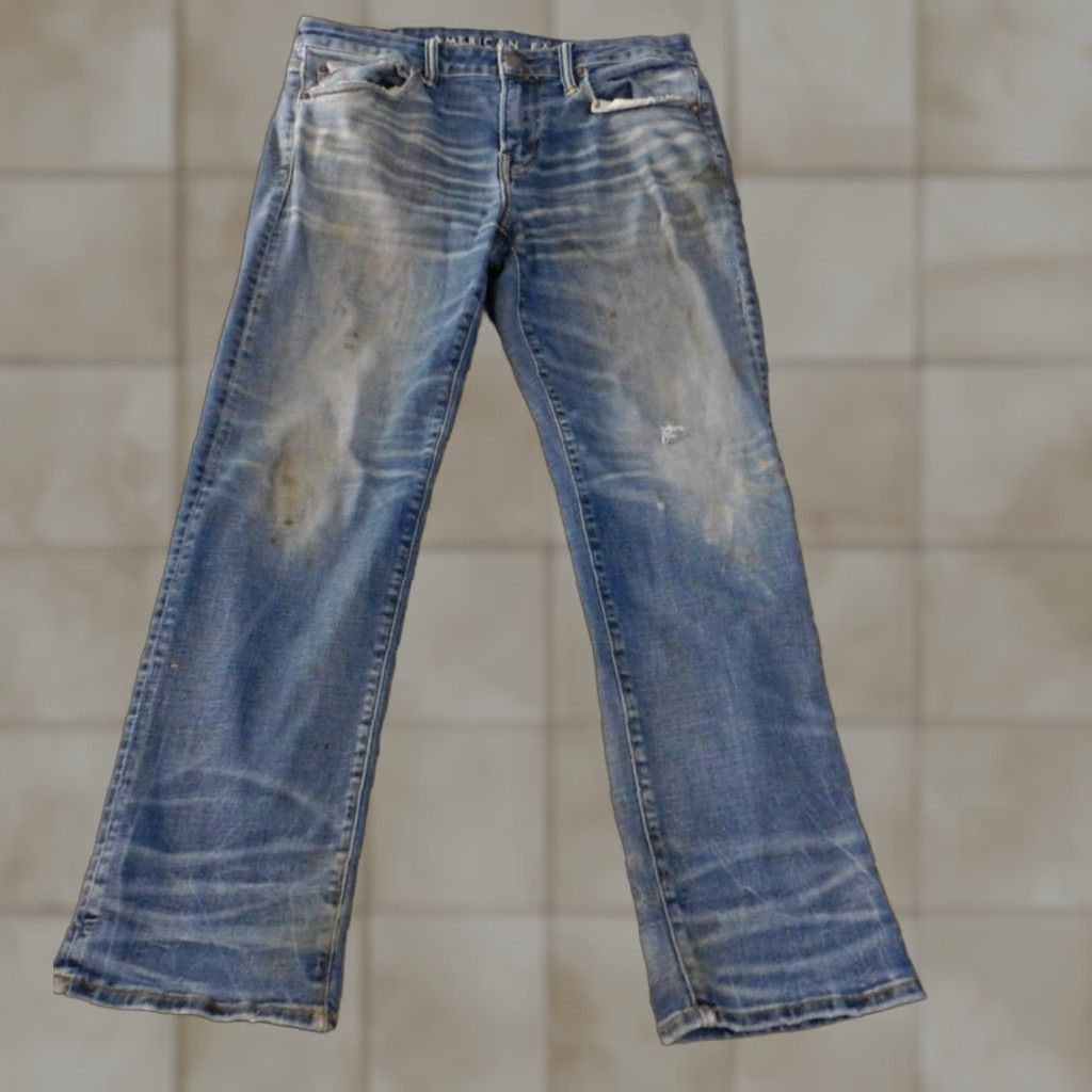 American Eagle Outfitters American Eagle Outfitters Jeans Mens 30x30 Blue Straight Next Level Flex Stretch Denim Inseam 29 Size US 30 / EU 46 - 1 Thumbnail