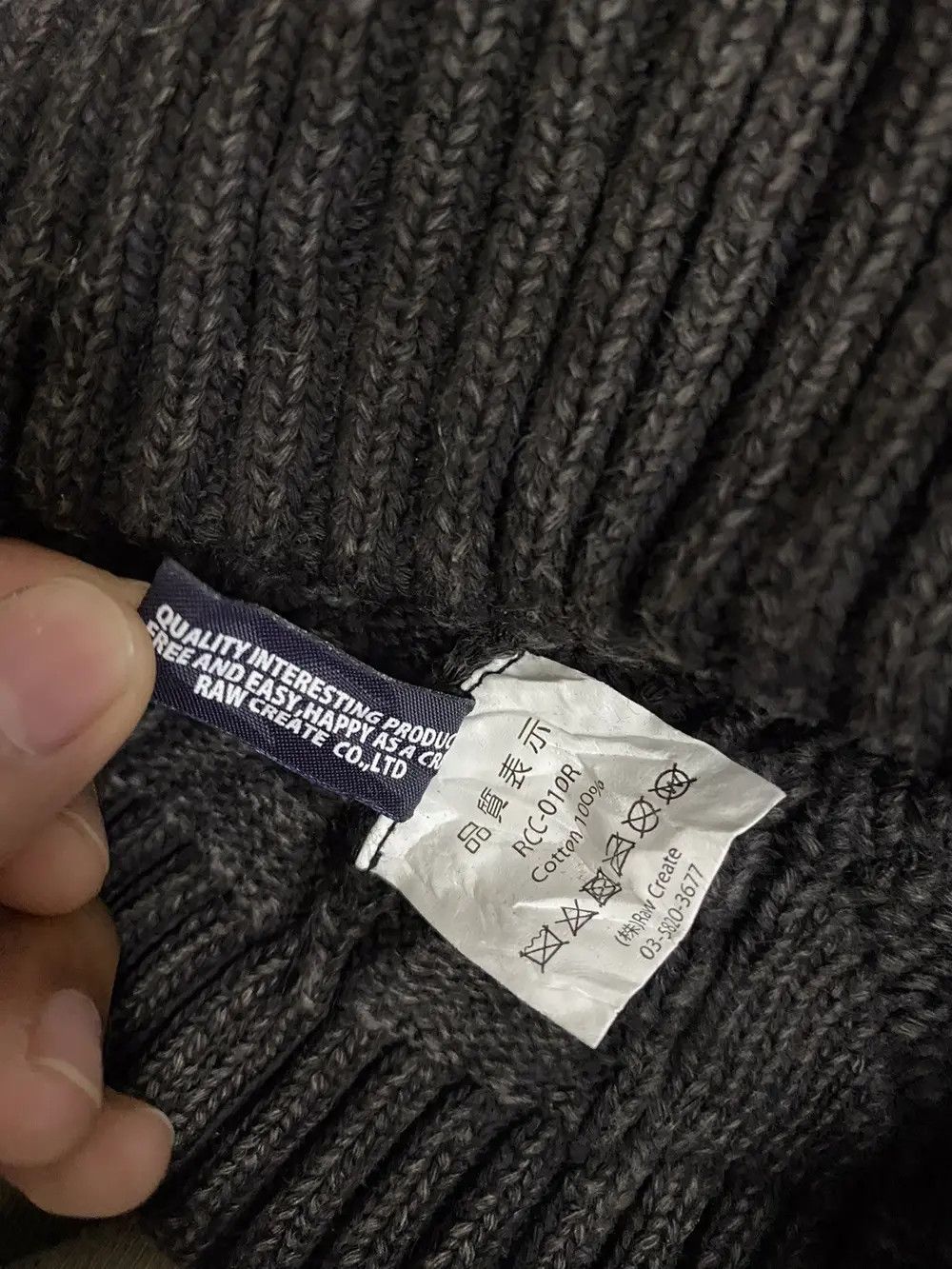 Japanese Brand Japanese Brand Raw Create Beanie Hat Size ONE SIZE - 6 Thumbnail