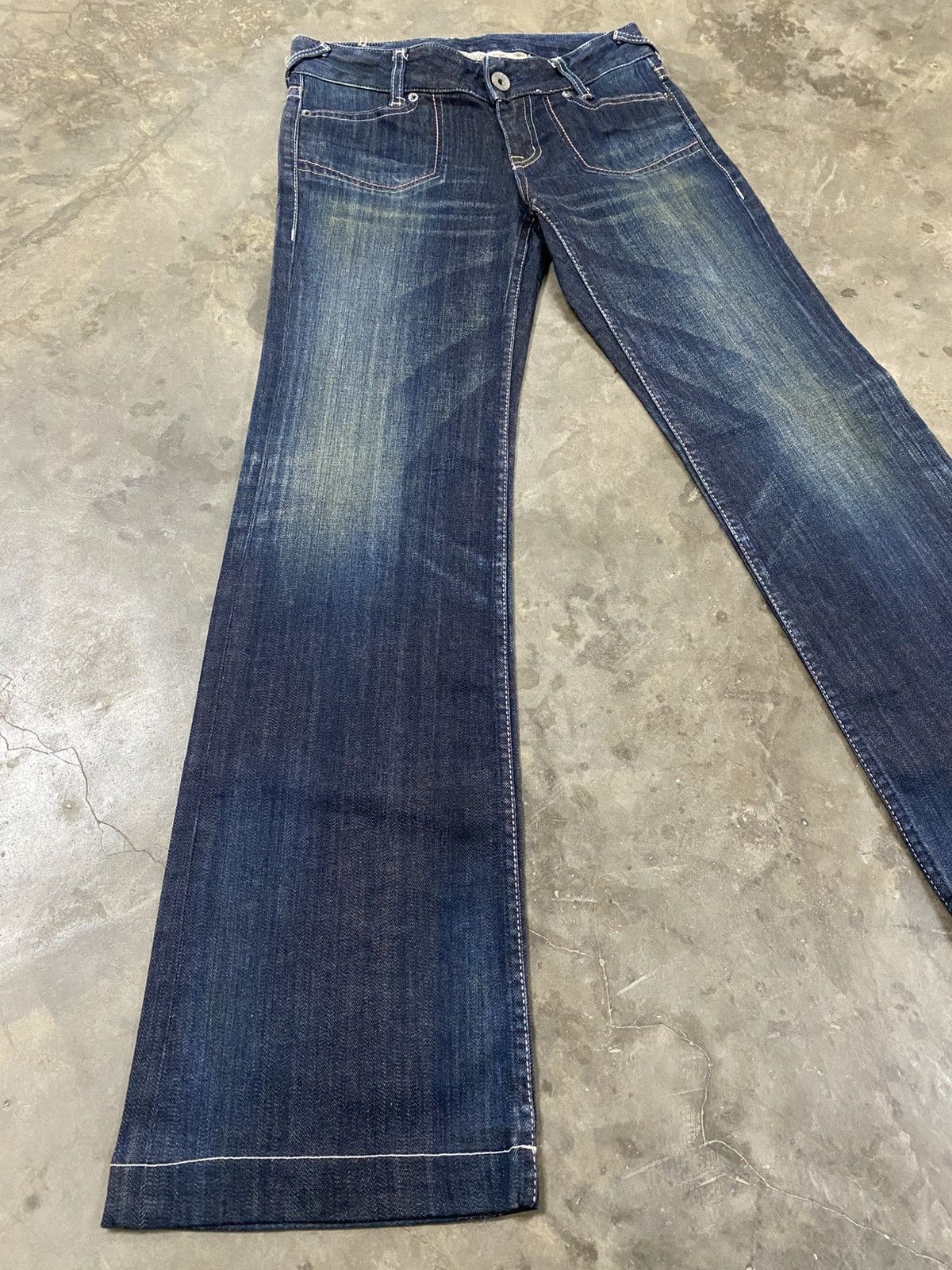 Hysteric Glamour × If Six Was Nine × Tornado Mart Flare Jeans Japan Queen's Low Wide Leg Jeans @269 Size US 28 / EU 44 - 6 Thumbnail