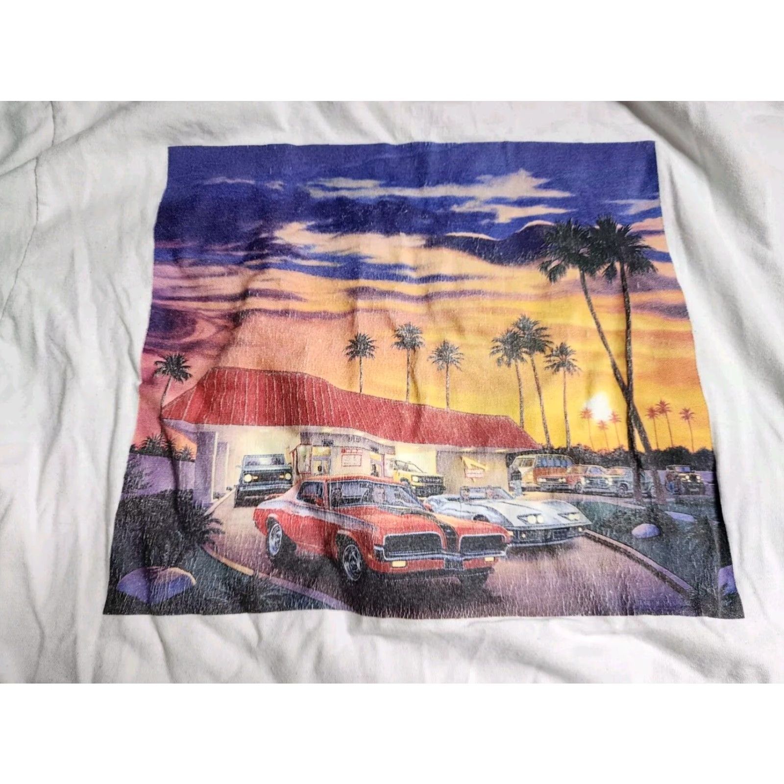 Doublet IN-N-Out Burger California T Shirt Mens XL White Distressed Double Sided Graphic Tee Size US XL / EU 56 / 4 - 2 Thumbnail