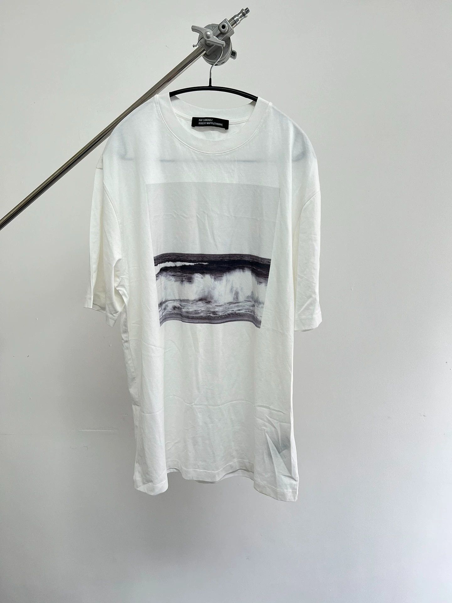 Raf Simons White Short Sleeve Printed T-Shirt Size US S / EU 44-46 / 1 - 1 Thumbnail