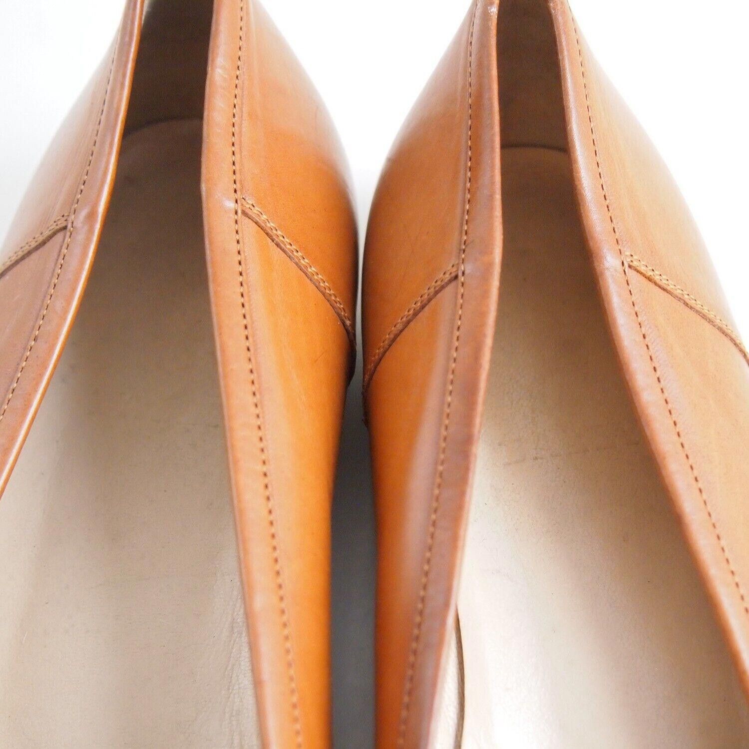 Bally Bally Filicaia Loafers Flats Orange Leather EU 38.5 US 8 Size US 8 / IT 38 - 4 Thumbnail