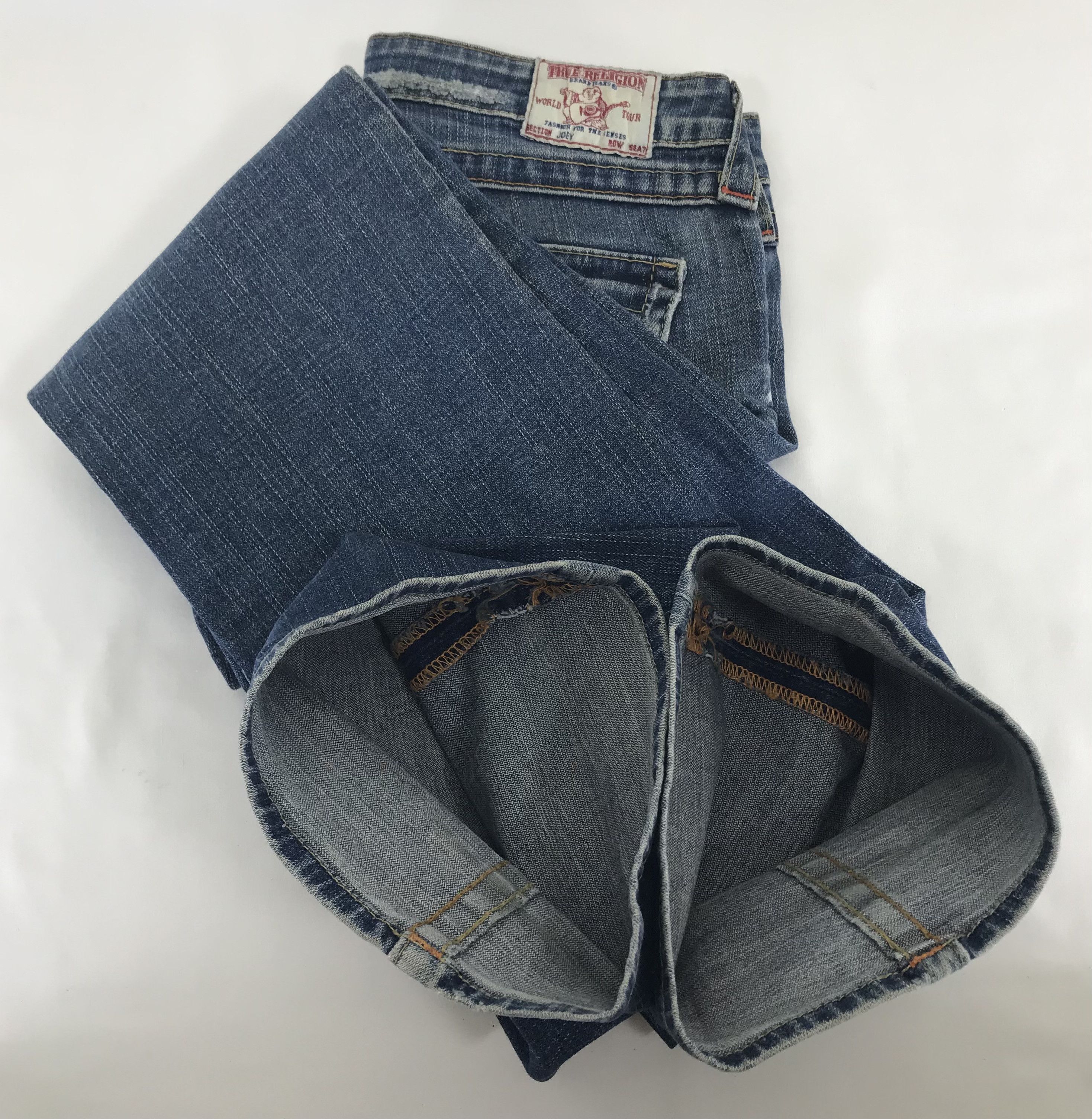 True Religion Vintage USA True Religion Low Rise Super Flare Jeans Size 30" / US 8 / IT 44 - 13 Thumbnail